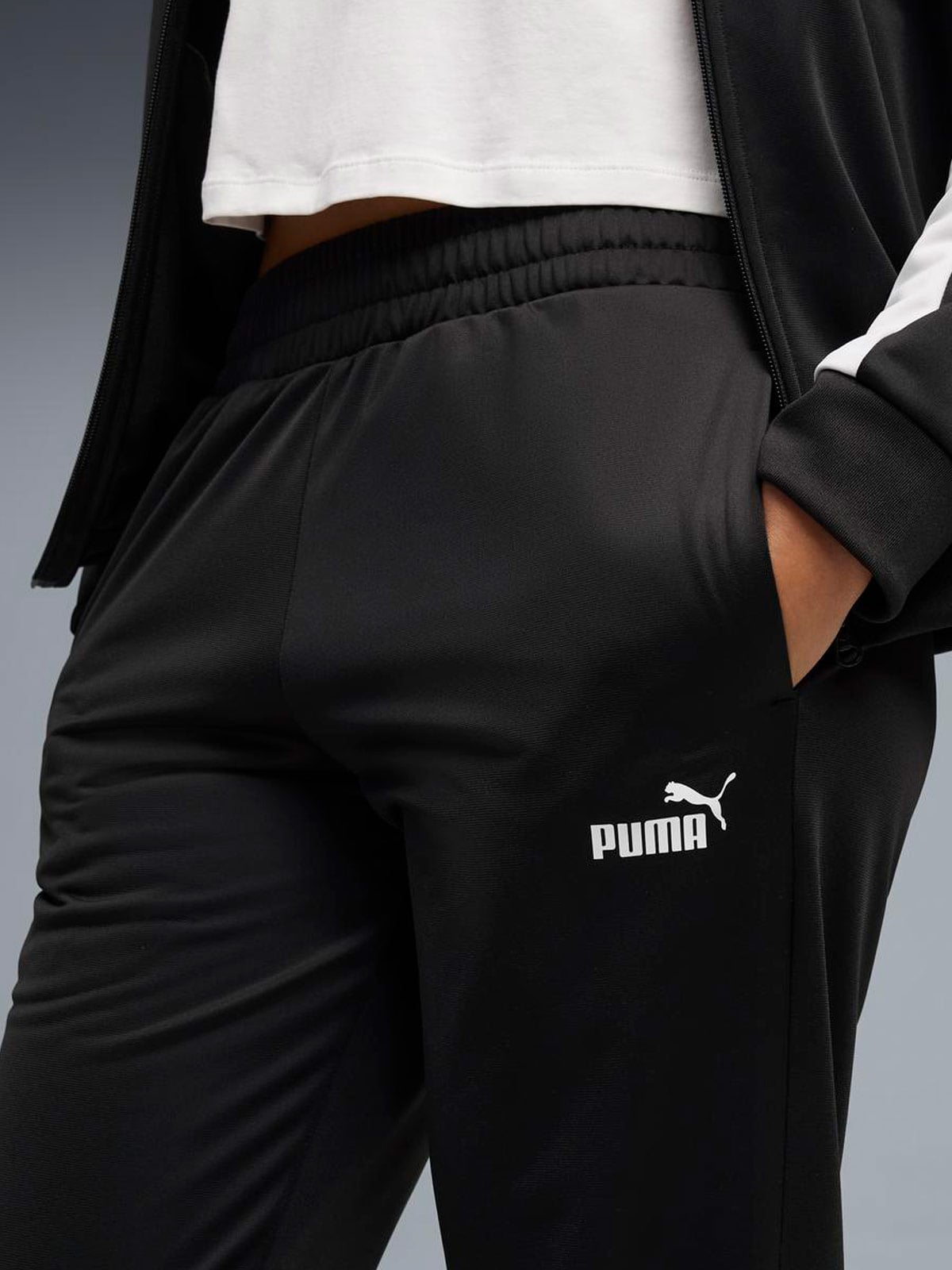 CONJUNTO BUZO MUJER PUMA NEGRO BASEBALL SUIT - 5