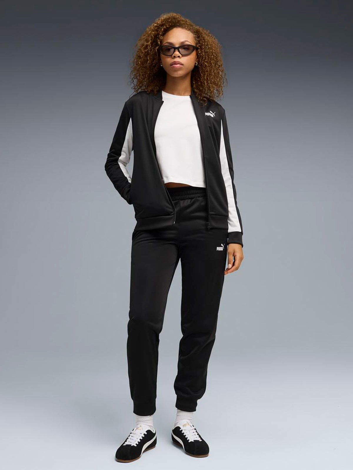 CONJUNTO BUZO MUJER PUMA NEGRO BASEBALL SUIT - 3