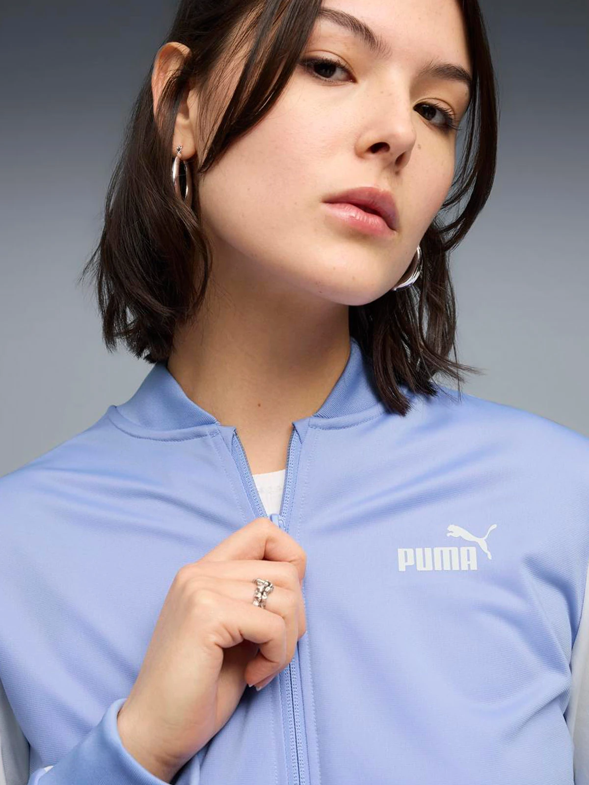 CONJUNTO BUZO MUJER PUMA MORADO BASEBALL SUIT - 4