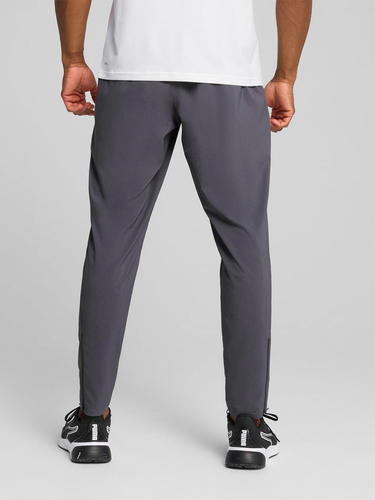 PANTALÓN BUZO HOMBRE PUMA GRIS WOVEN - 2