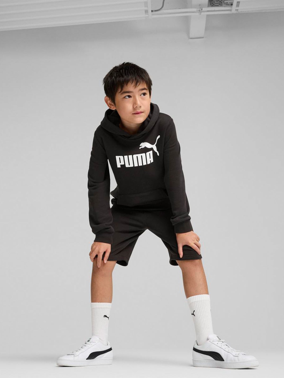 SHORT NIÑO PUMA NEGRO - 1