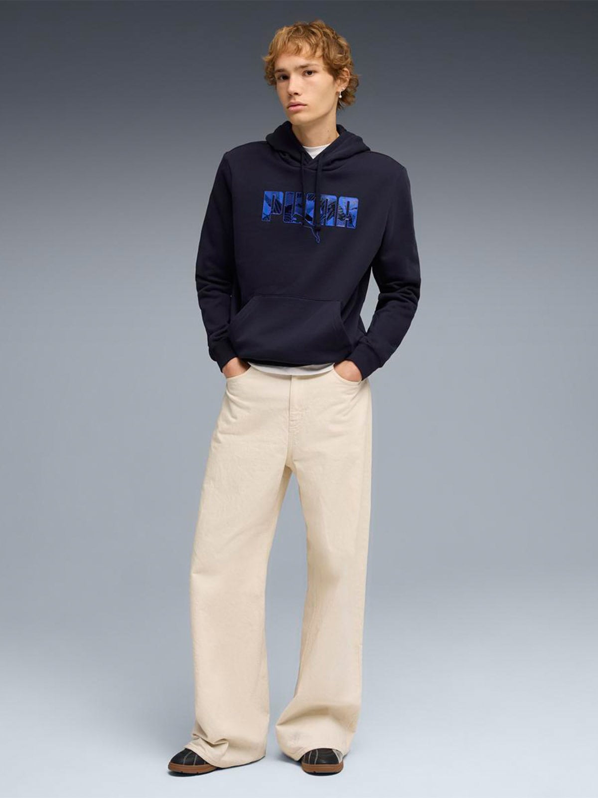 POLERA HOMBRE PUMA AZUL LAB STORY - 3