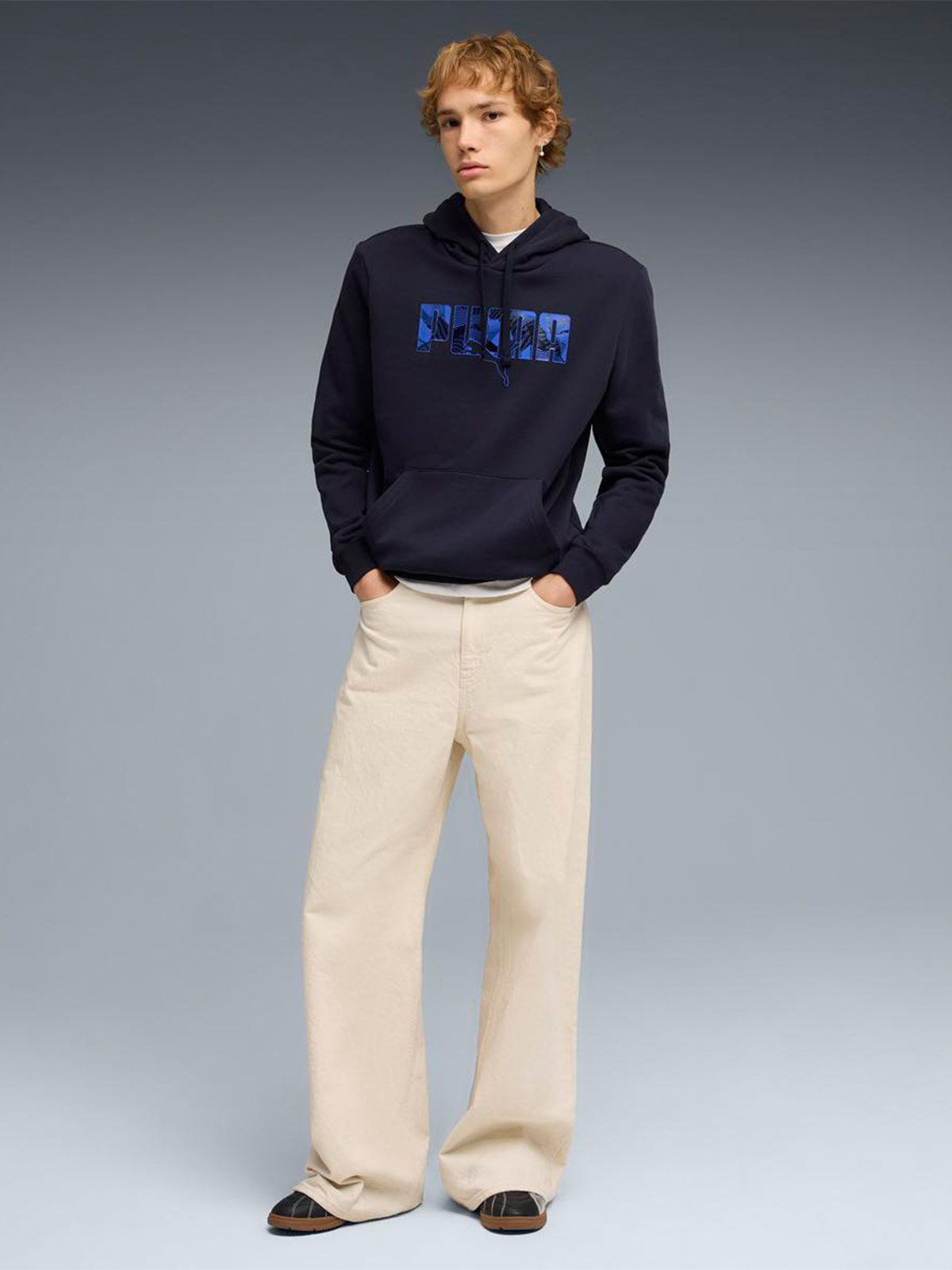 POLERA HOMBRE PUMA AZUL LAB STORY - 3