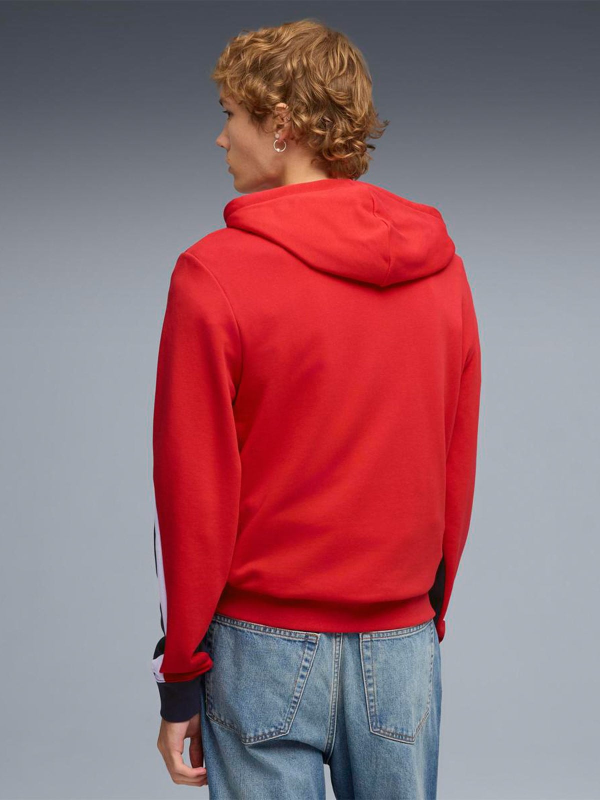 POLERA HOMBRE PUMA ROJO BLOCK HOODIE - 2