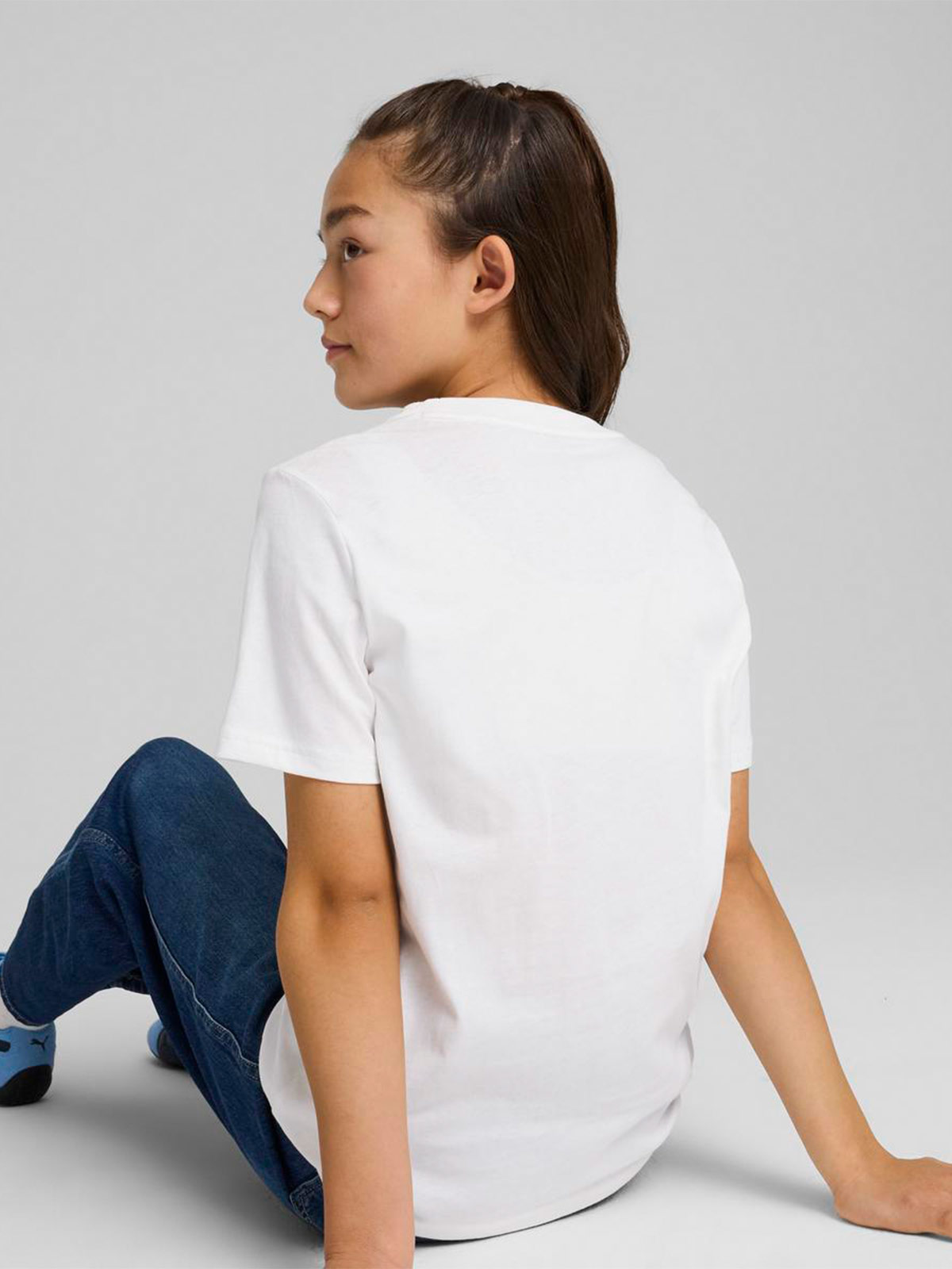 POLO NIÑA PUMA BLANCO LOGO G - 2