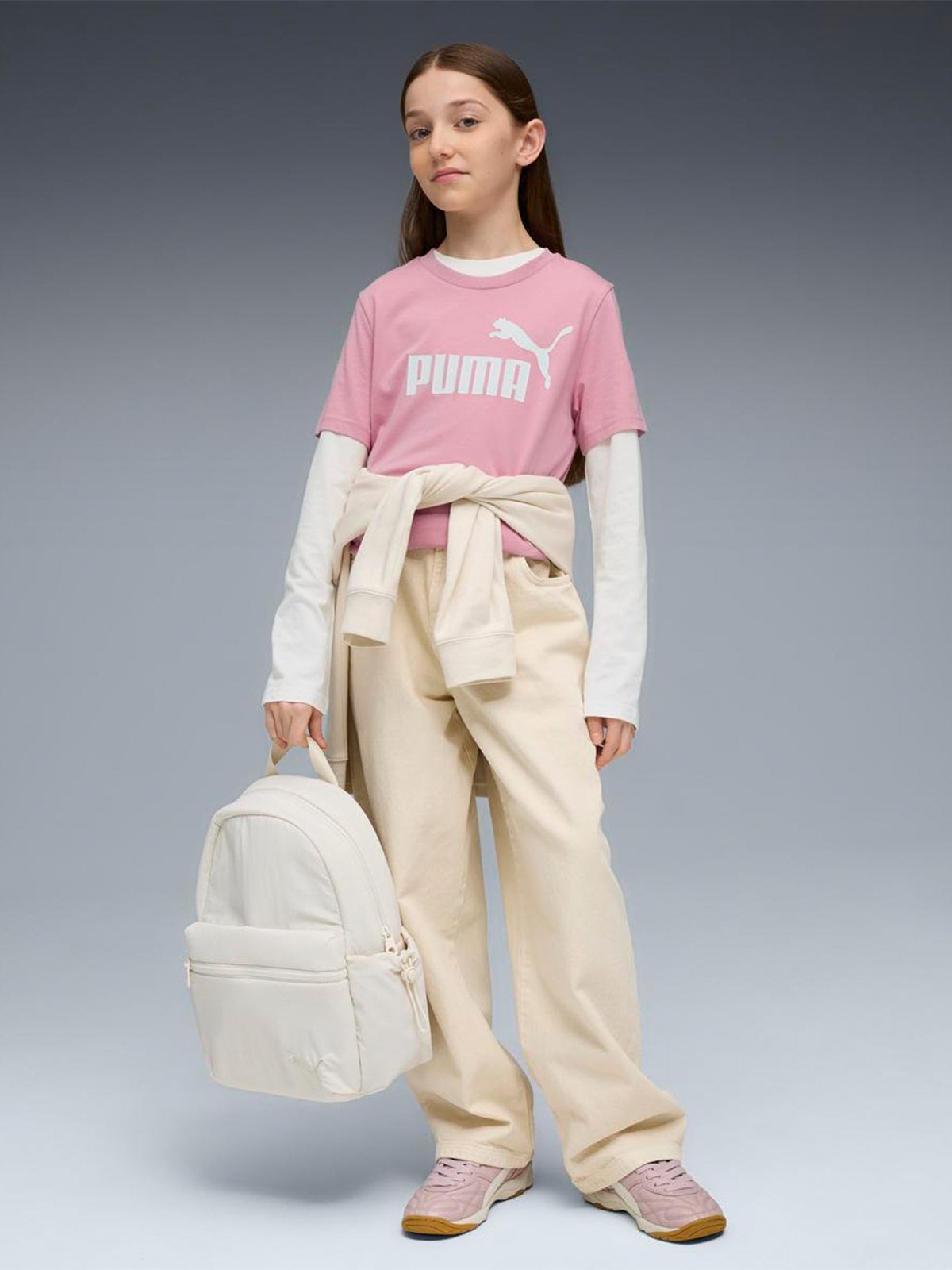 POLO NIÑA PUMA ROSADO LOGO - 3