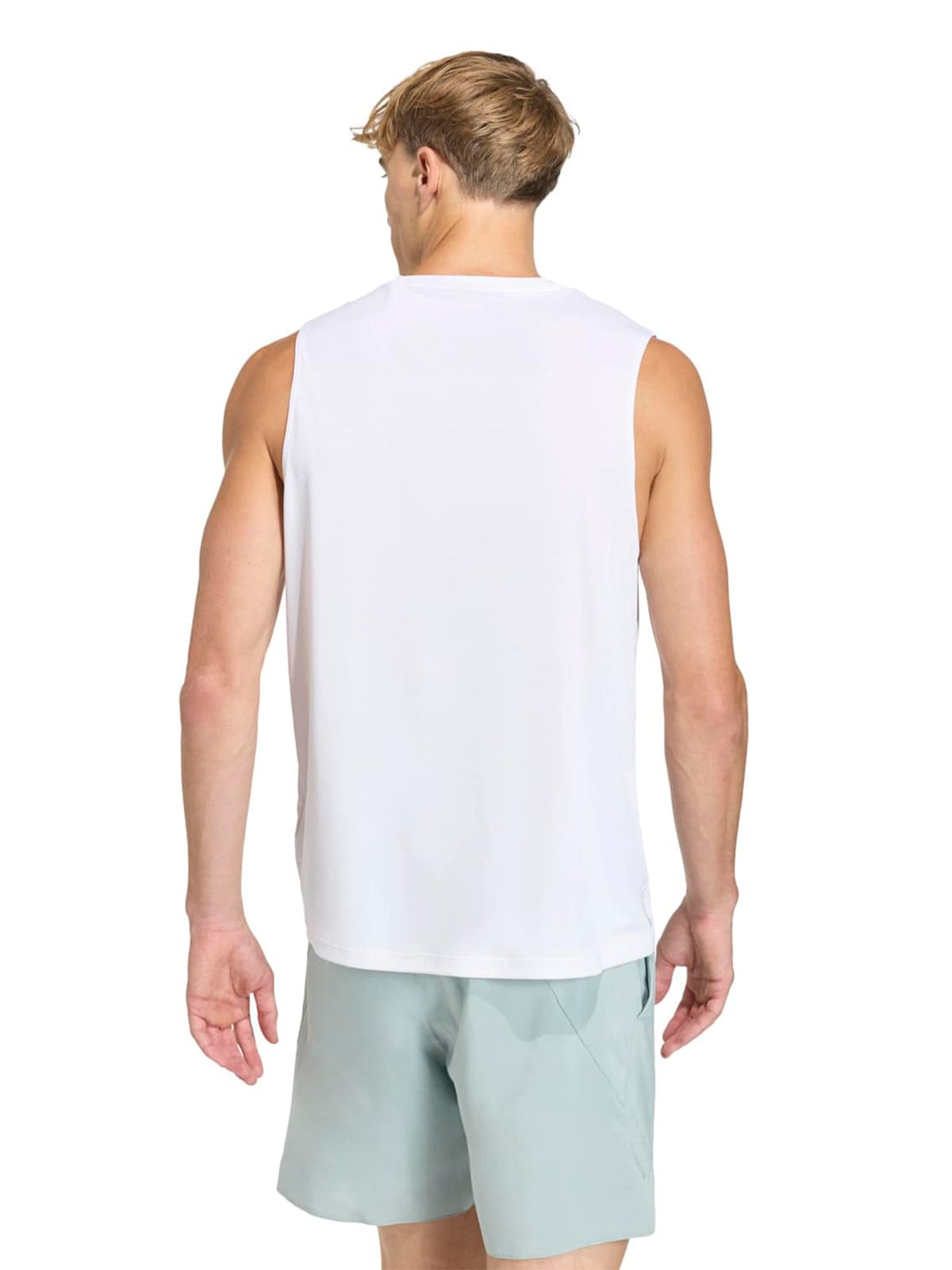 POLO SIN MANGAS HOMBRE ADIDAS BLANCO ADI365 ESSENTIALS - 2