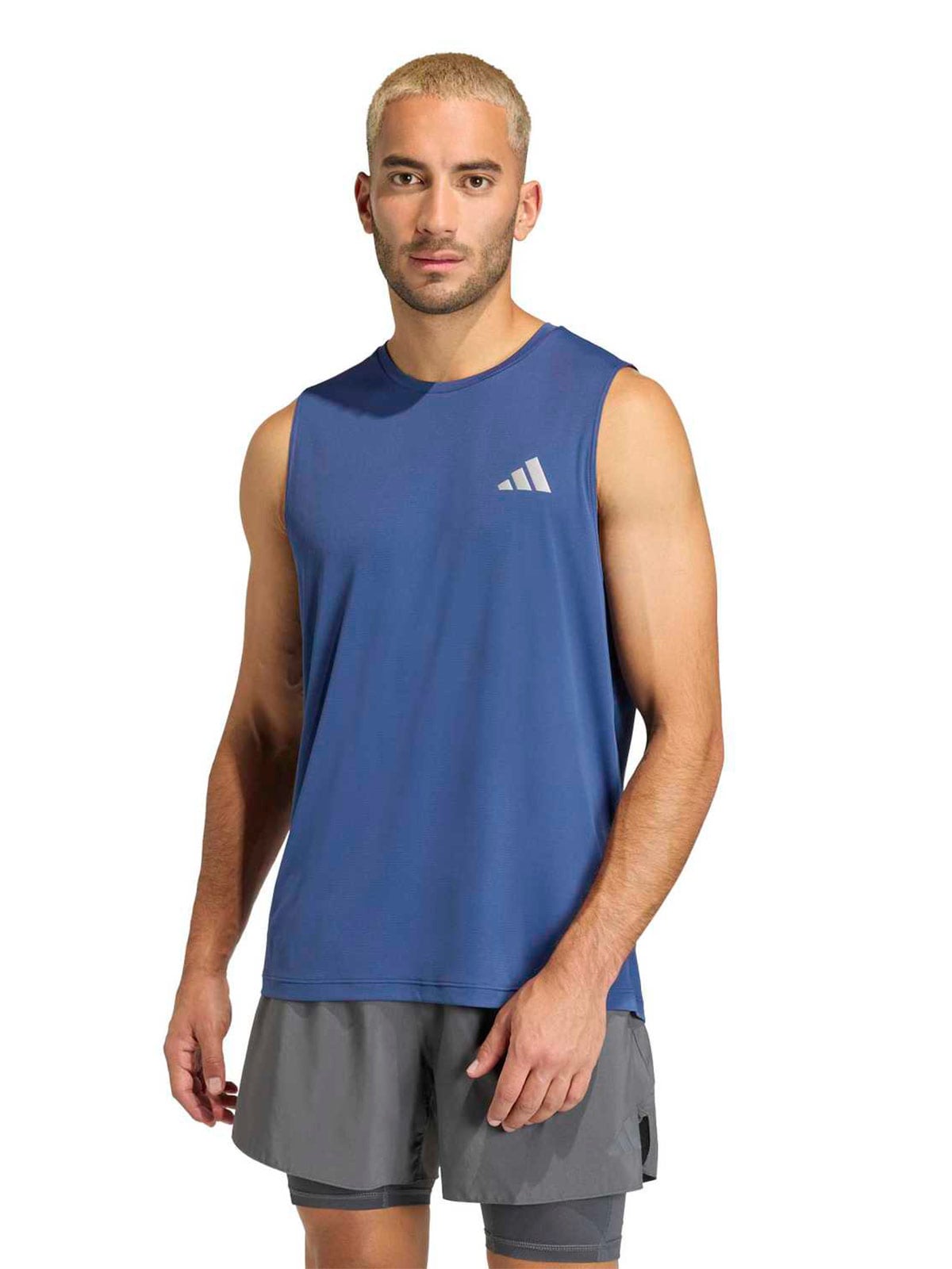 POLO SIN MANGAS HOMBRE ADIDAS AZUL ADI365 ESSENTIALS - 1