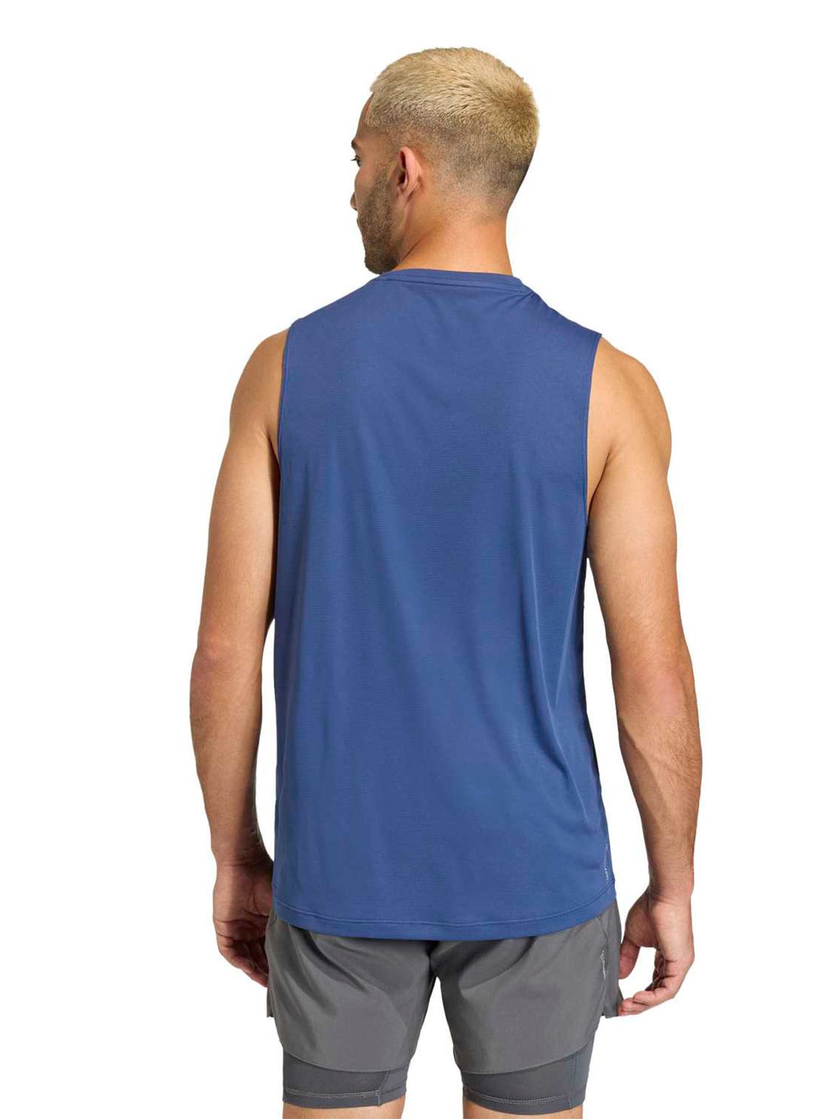 POLO SIN MANGAS HOMBRE ADIDAS AZUL ADI365 ESSENTIALS - 2