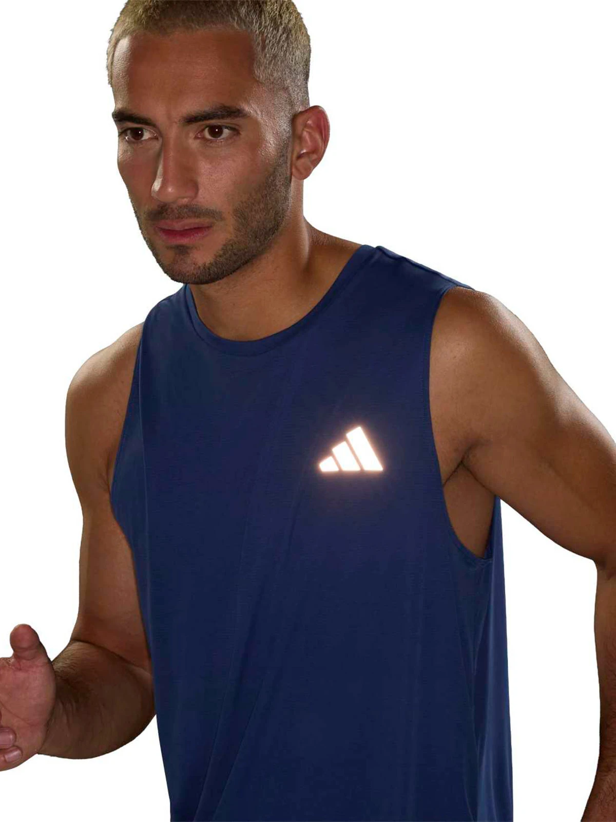 POLO SIN MANGAS HOMBRE ADIDAS AZUL ADI365 ESSENTIALS - 6