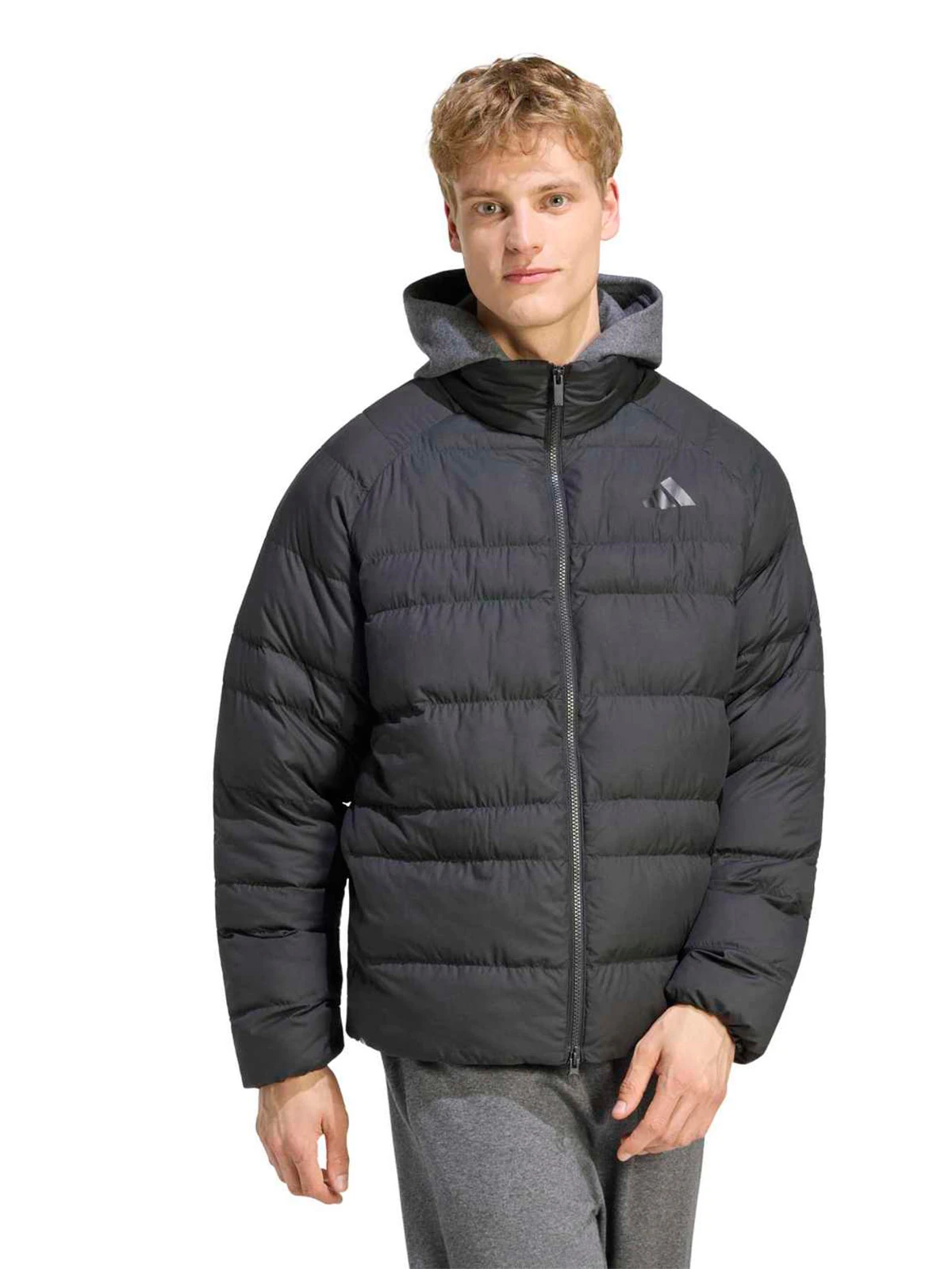 CASACA TÉRMICA HOMBRE ADIDAS NEGRO PLEGABLE - 1
