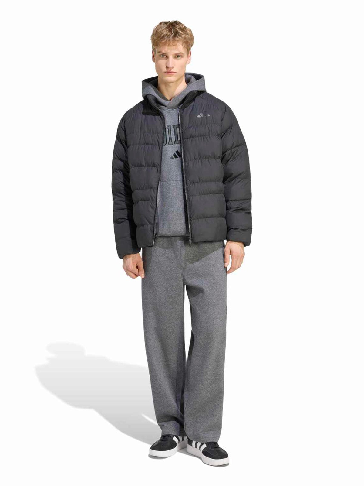 CASACA TÉRMICA HOMBRE ADIDAS NEGRO PLEGABLE - 3