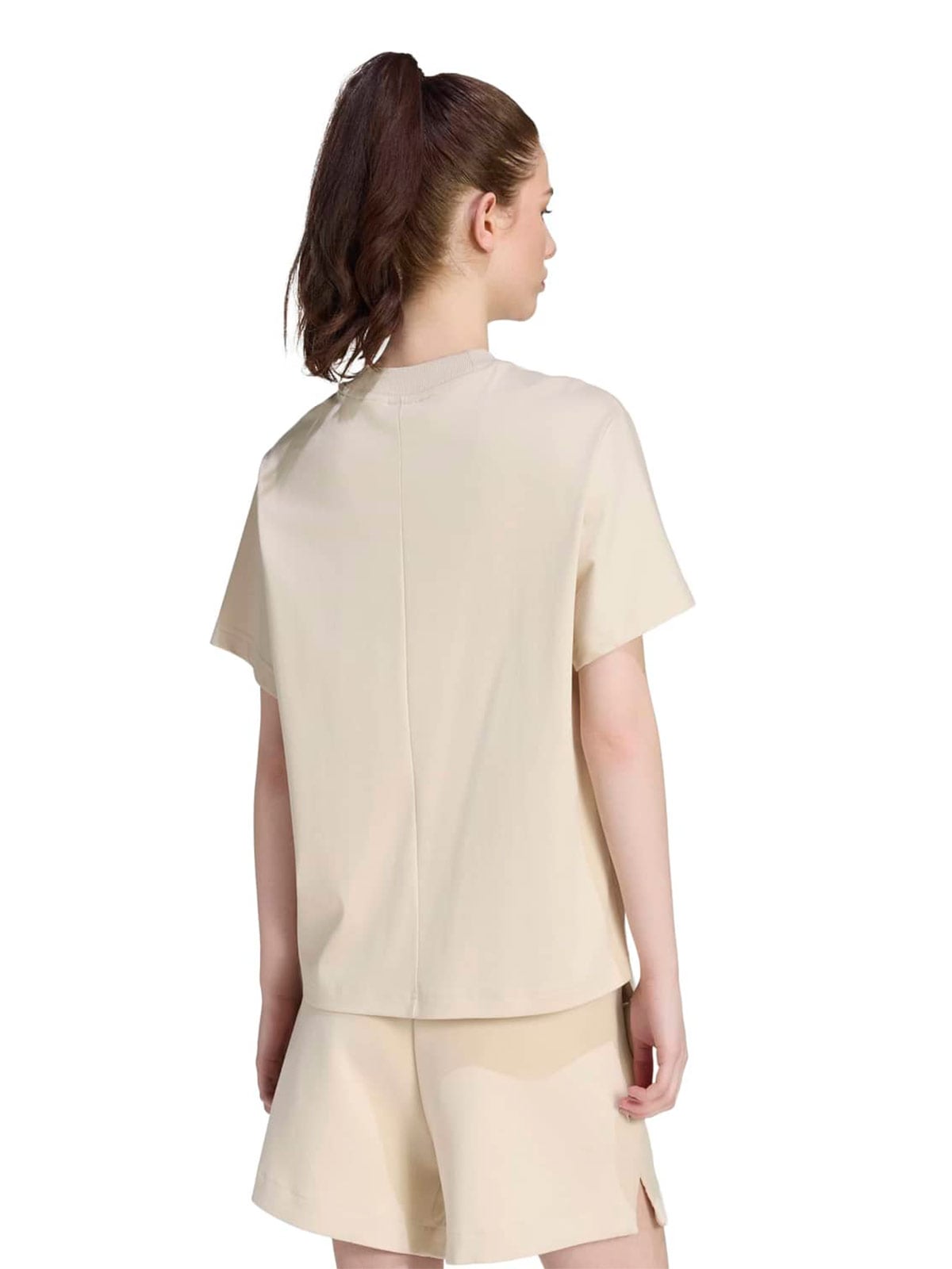 POLO MANGA CORTA ADIDAS BEIGE LUX LOOSE - 4