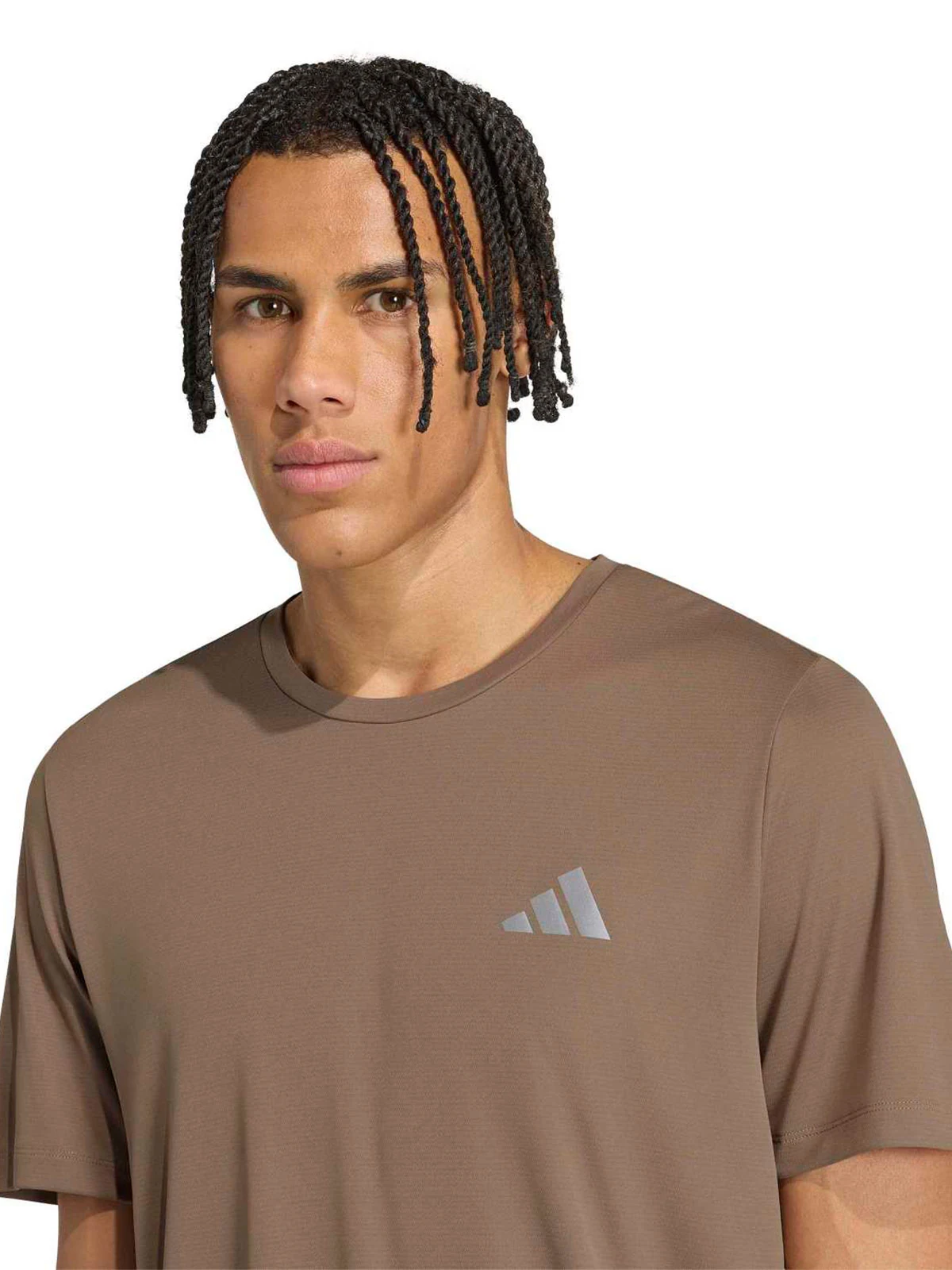 CAMISETA MANGA CORTA HOMBRE ADIDAS CAFÉ ADI365 - 4