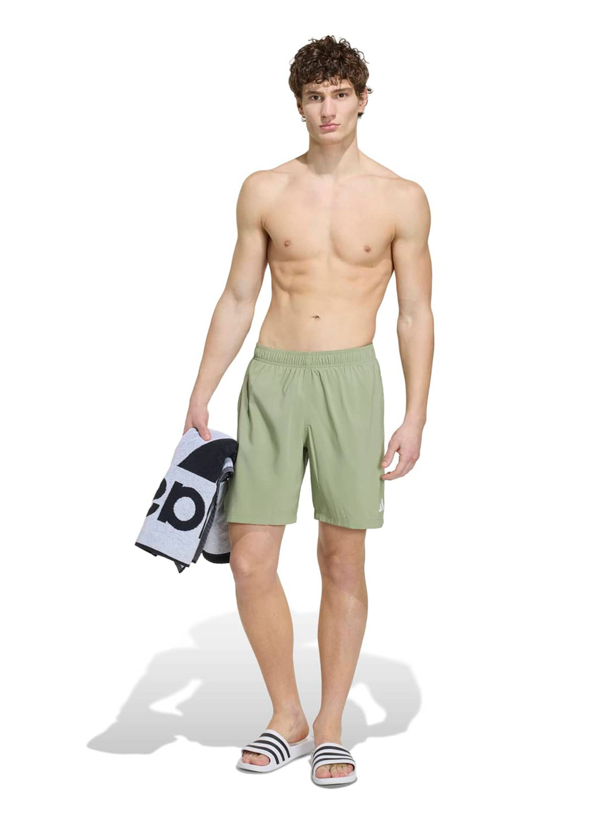 SHORTS DE NATACIÓN HOMBRE ADIDAS VERDE 8INCH - 5