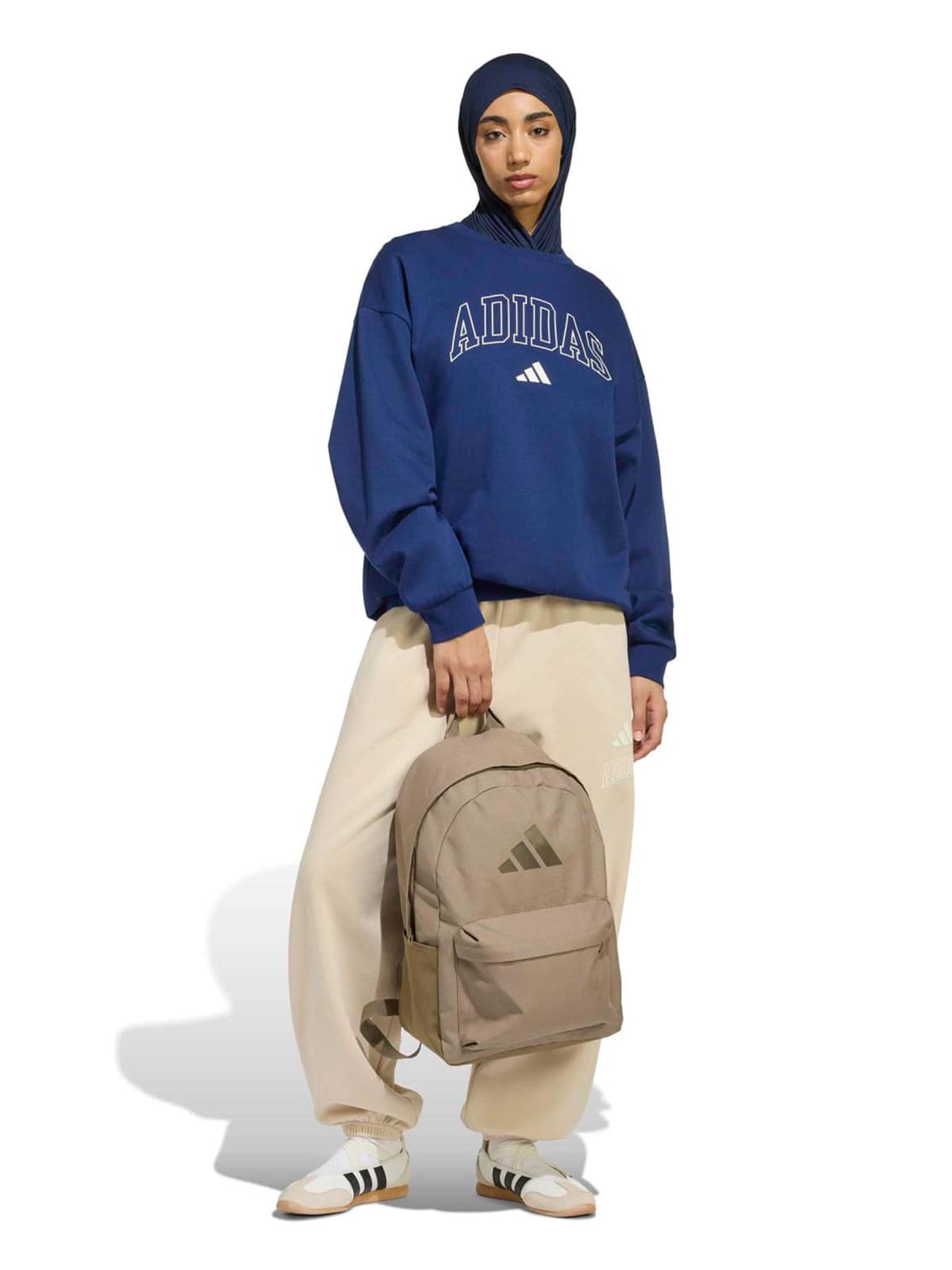 MOCHILA UNISEX ADIDAS BEIGE CLASSIC 3 - 7