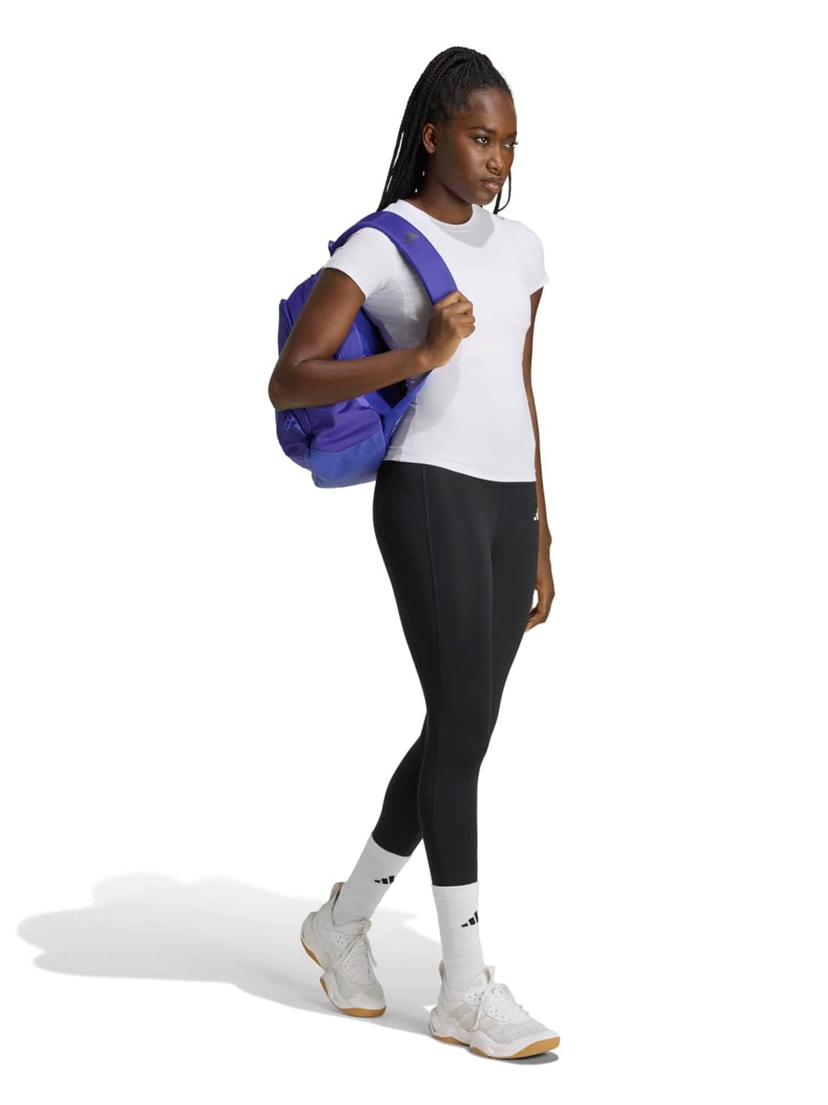POLO MANGA CORTA HOMBRE ADIDAS MORADO WORKOUT CONTOUR - 4
