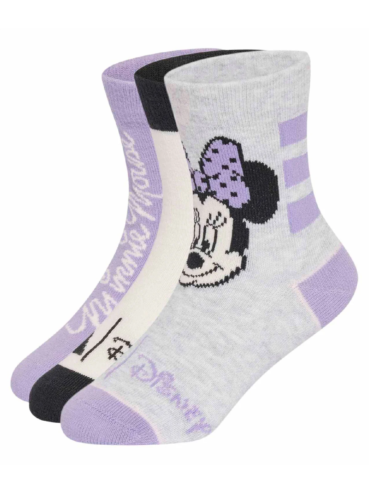 MEDIAS NIÑAS ADIDAS GRIS DISNEY MINNIE MOUSE - 1