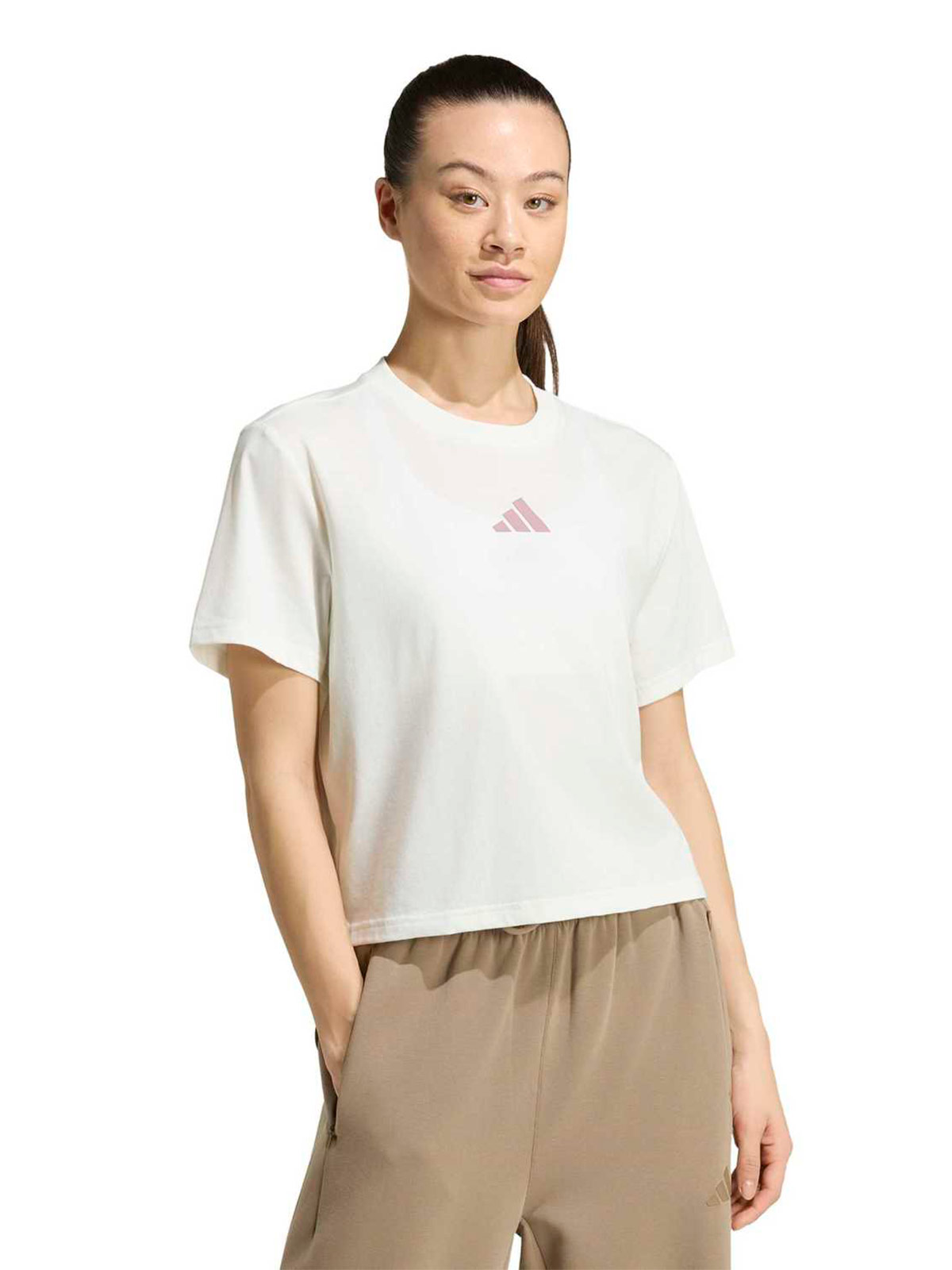 POLO MANGA CORTA HOMBRE ADIDAS BLANCO GRAPHIC - 1