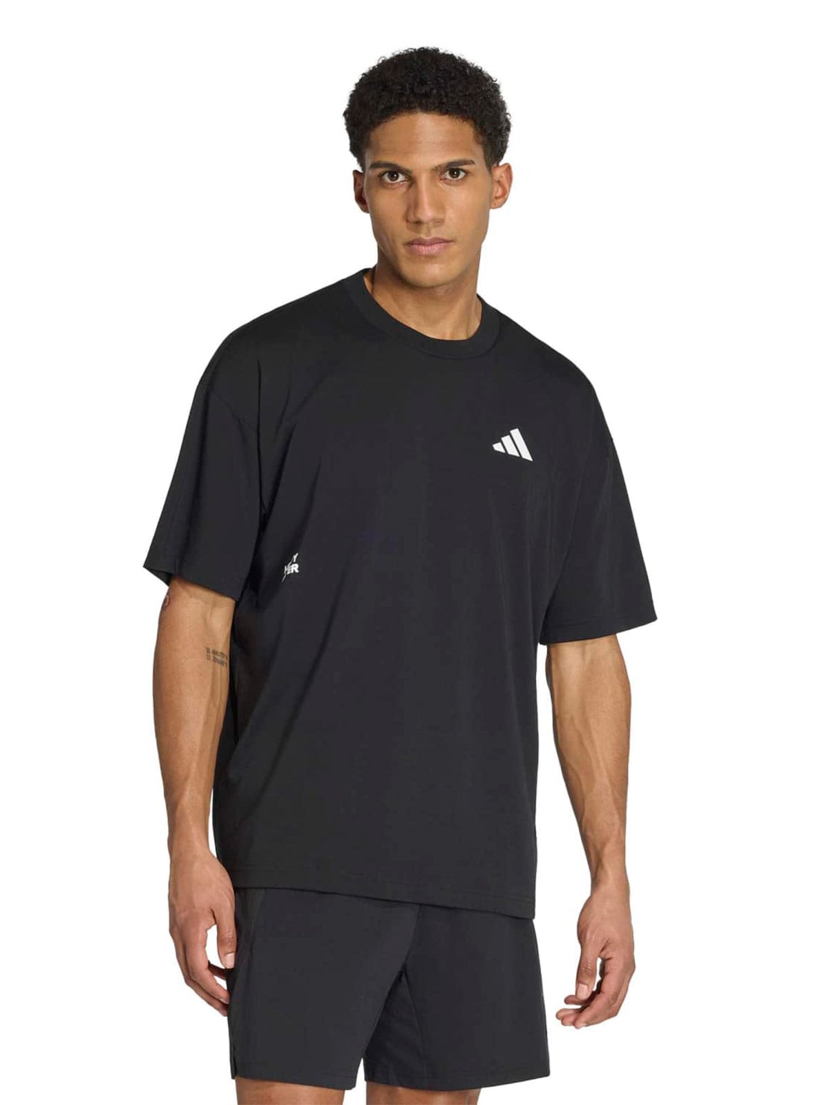 POLO MANGA CORTA HOMBRE ADIDAS NEGRO GRAPHIC - 1