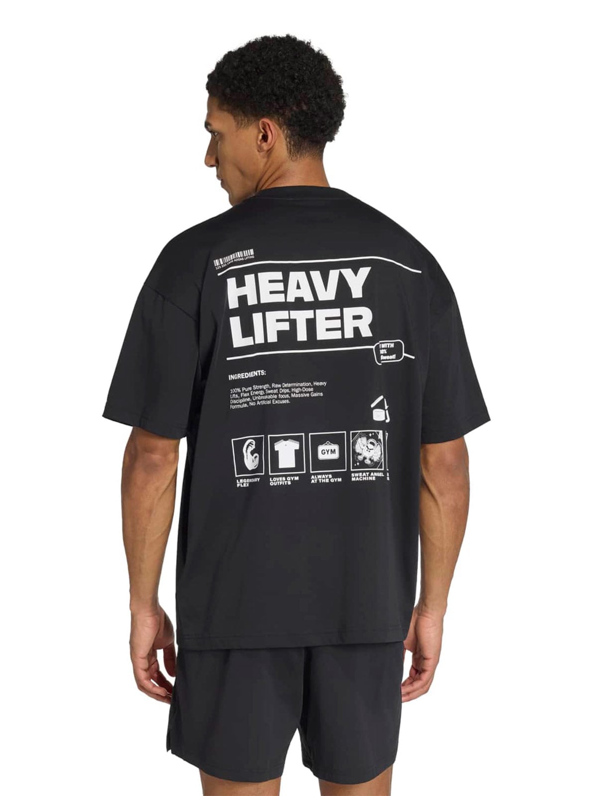 POLO MANGA CORTA HOMBRE ADIDAS NEGRO GRAPHIC - 3