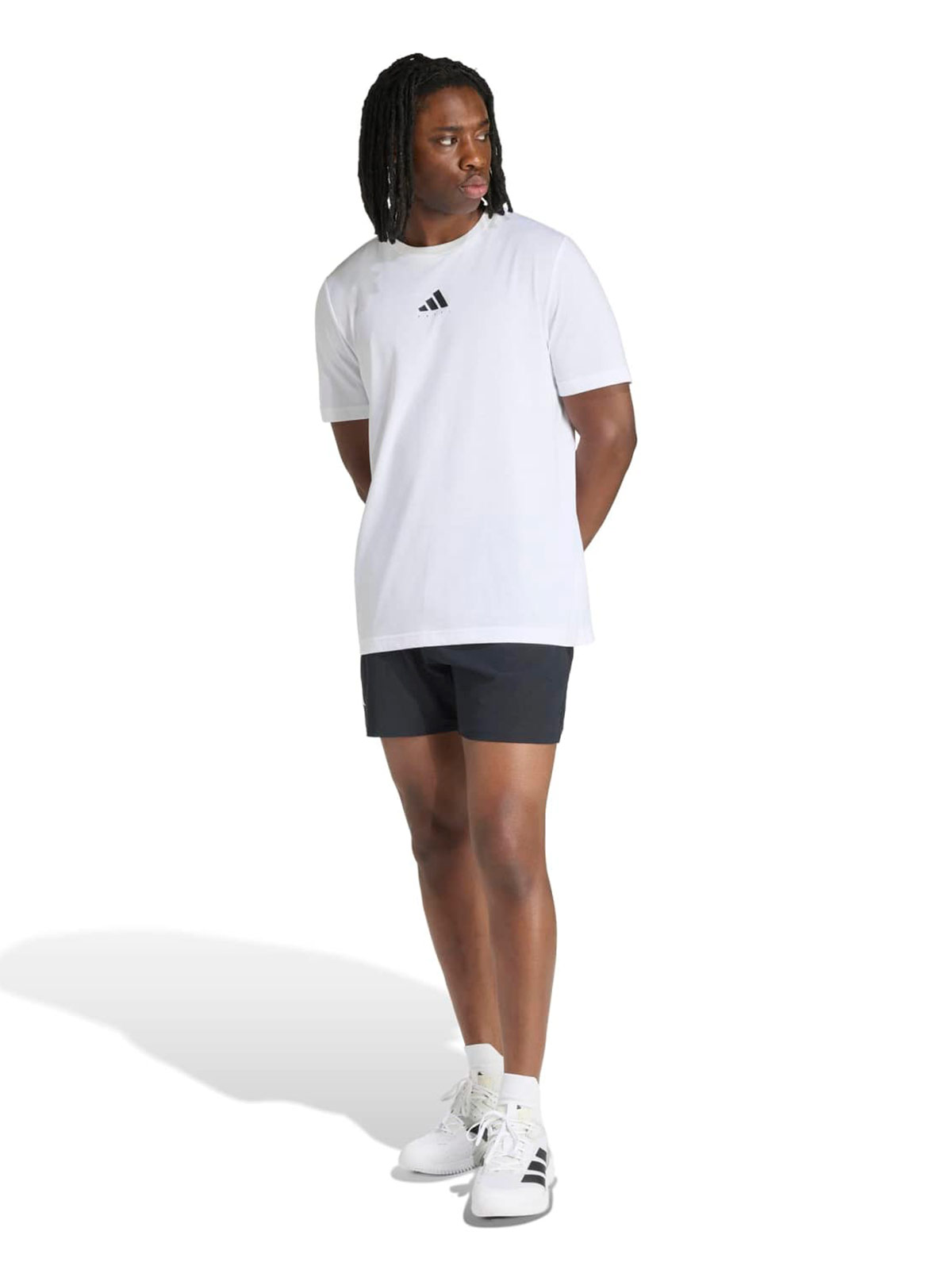 POLO MANGA CORTA HOMBRE ADIDAS BLANCO PADEL CATEGORY - 3