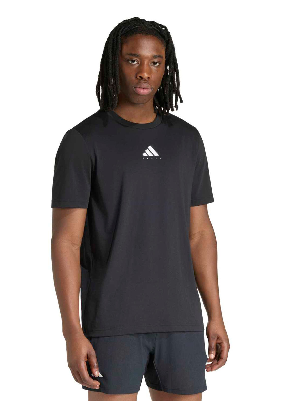 POLO MANGA CORTA HOMBRE ADIDAS NEGRO PADEL CATEGORY - 1