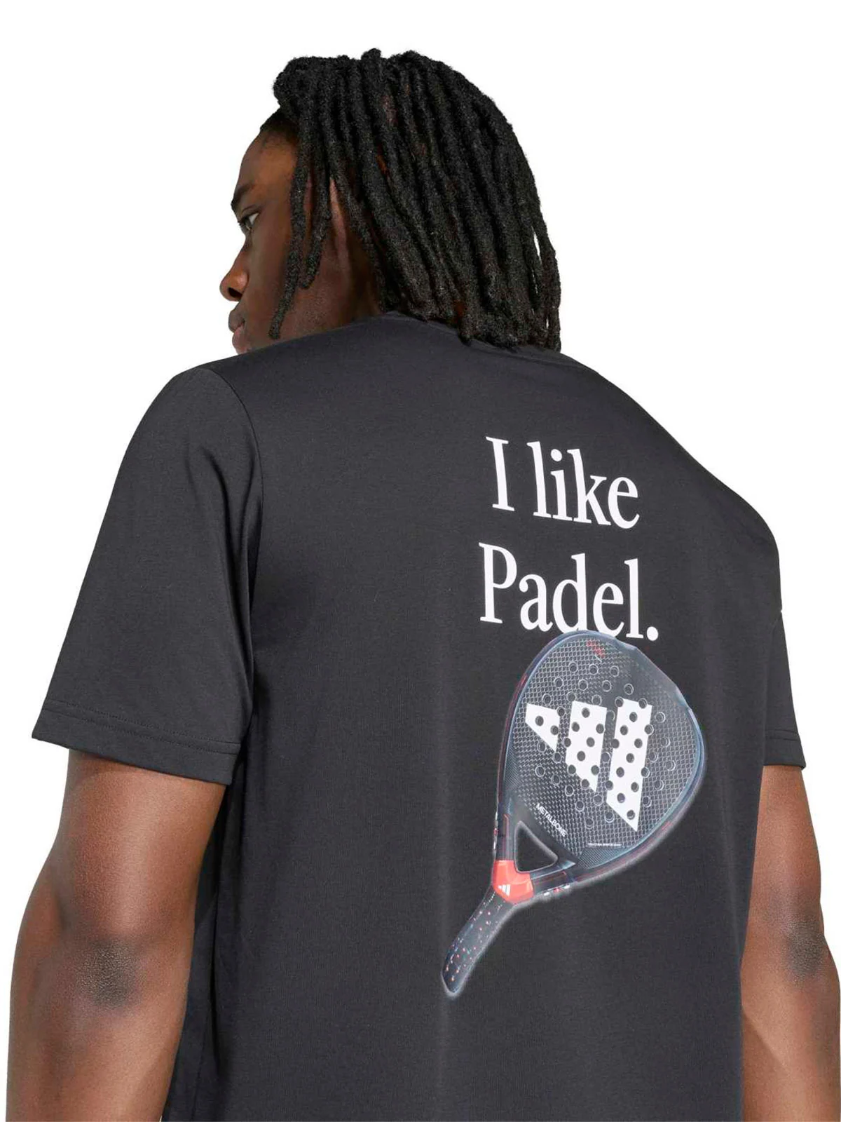POLO MANGA CORTA HOMBRE ADIDAS NEGRO PADEL CATEGORY - 4