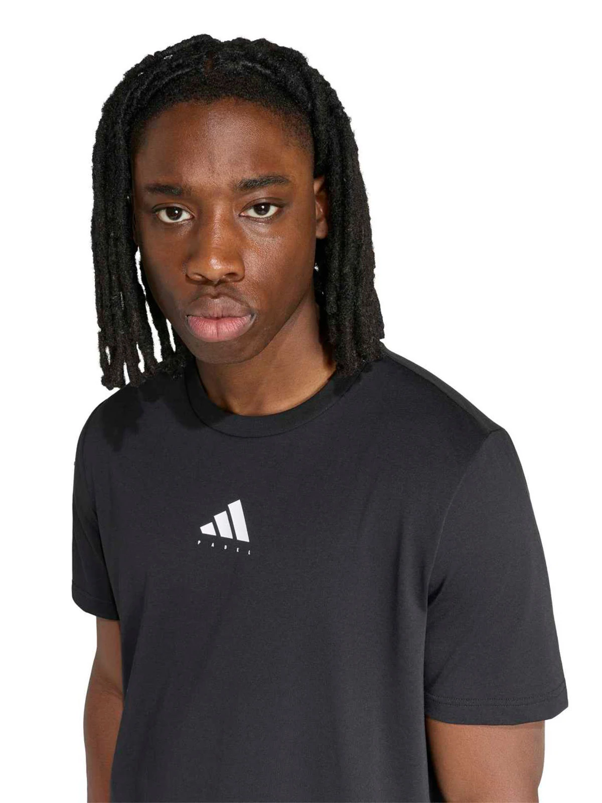POLO MANGA CORTA HOMBRE ADIDAS NEGRO PADEL CATEGORY - 5
