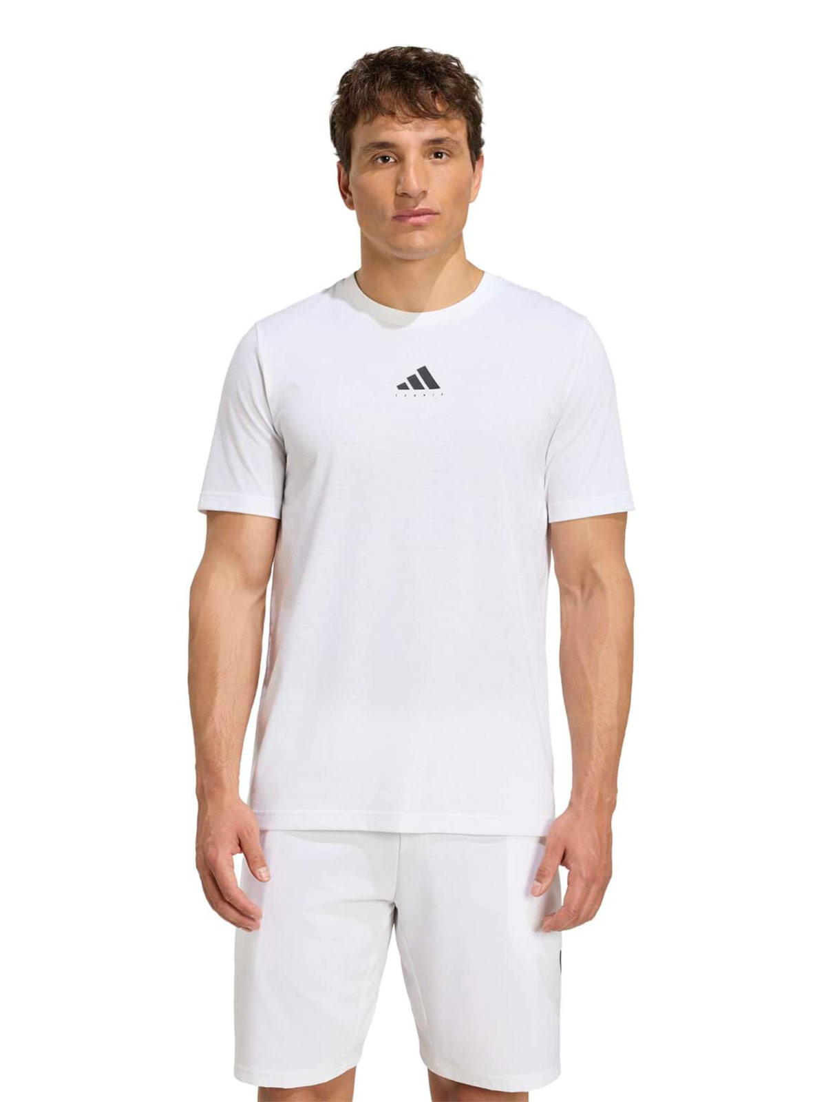 POLO MANGA CORTA HOMBRE ADIDAS BLANCO TENIS CATEGORY - 1