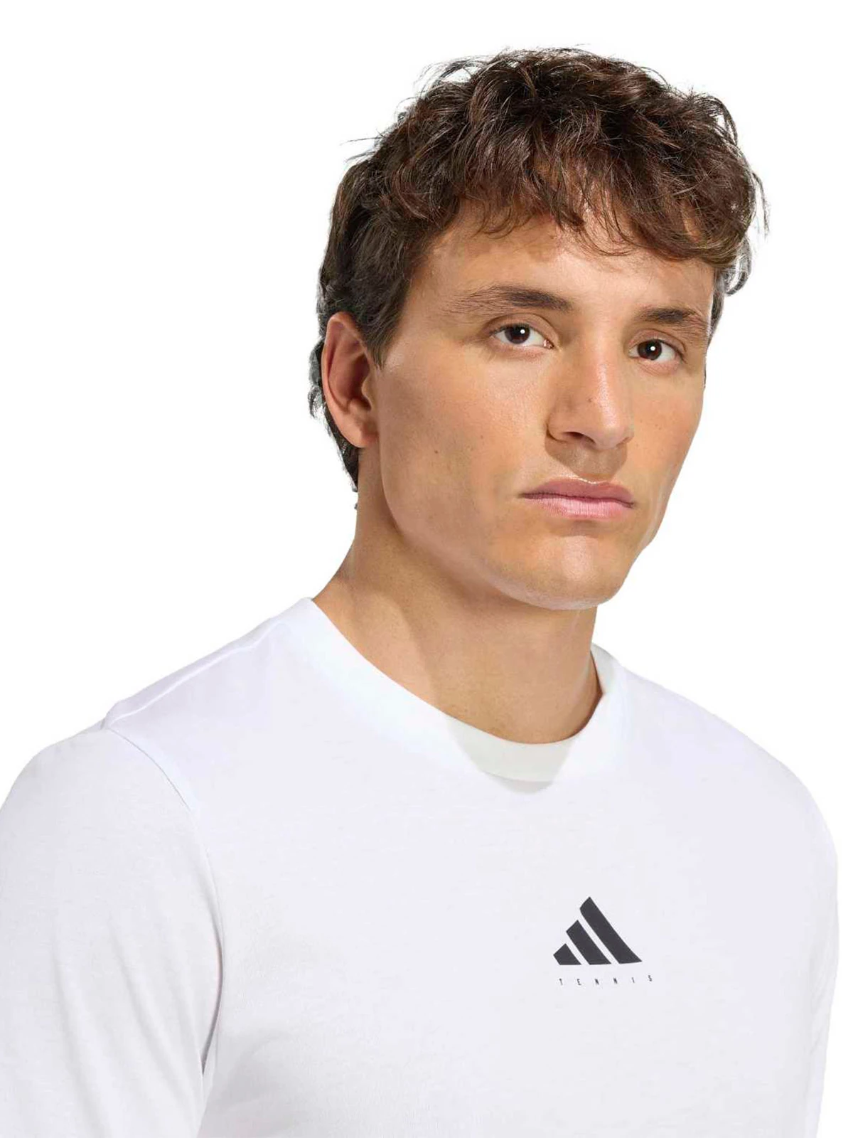 POLO MANGA CORTA HOMBRE ADIDAS BLANCO TENIS CATEGORY - 4