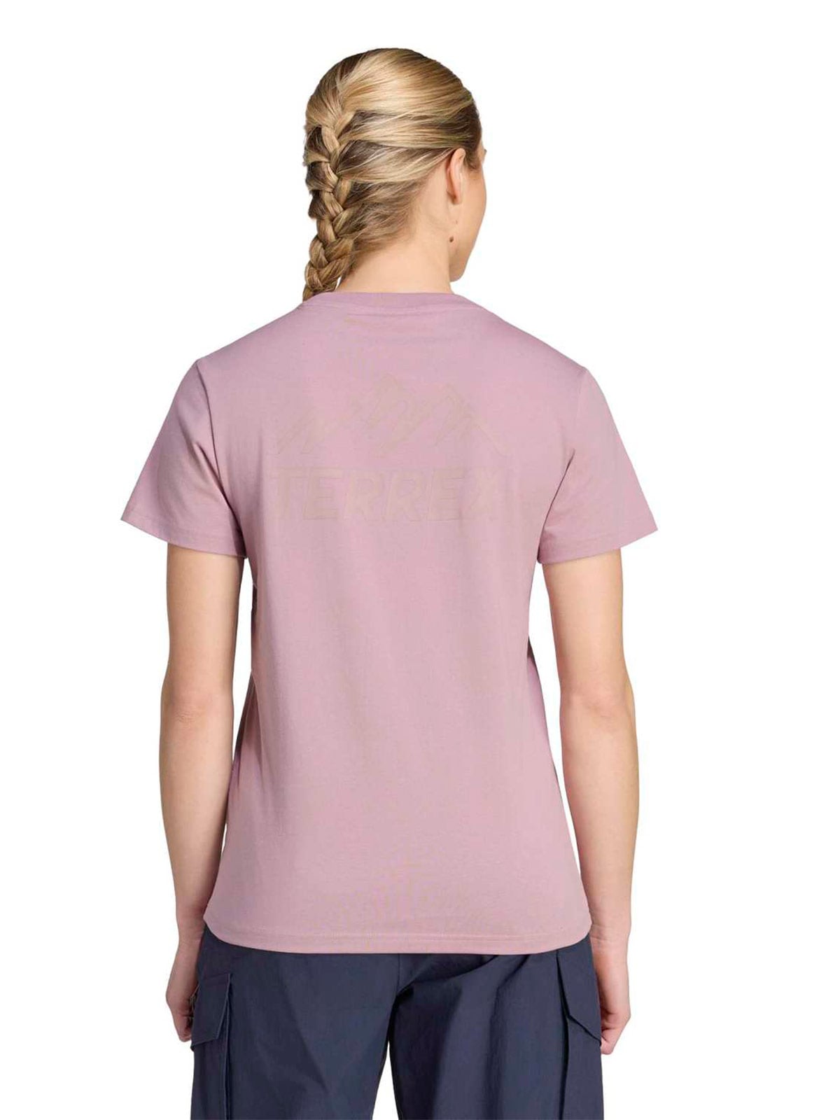 POLO MANGA CORTA HOMBRE ADIDAS MORADO TERREX MOUNTAIN - 2