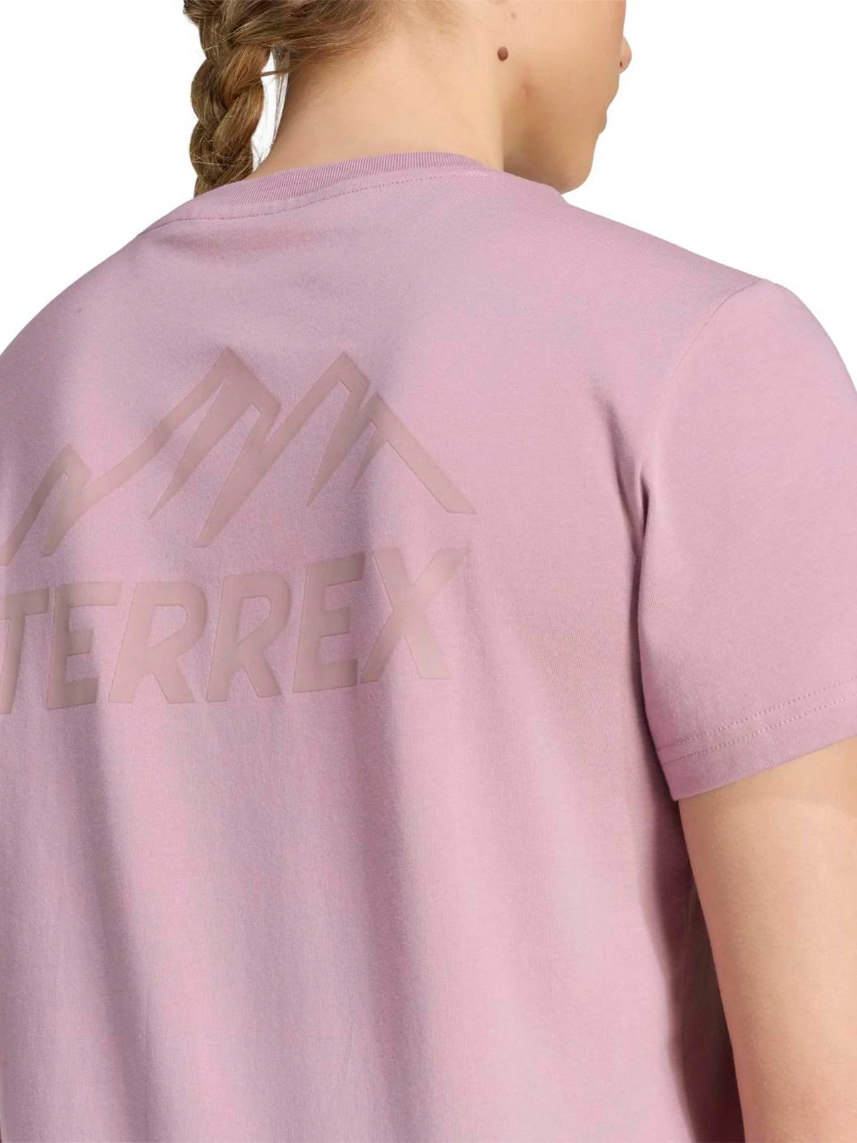 POLO MANGA CORTA HOMBRE ADIDAS MORADO TERREX MOUNTAIN - 4