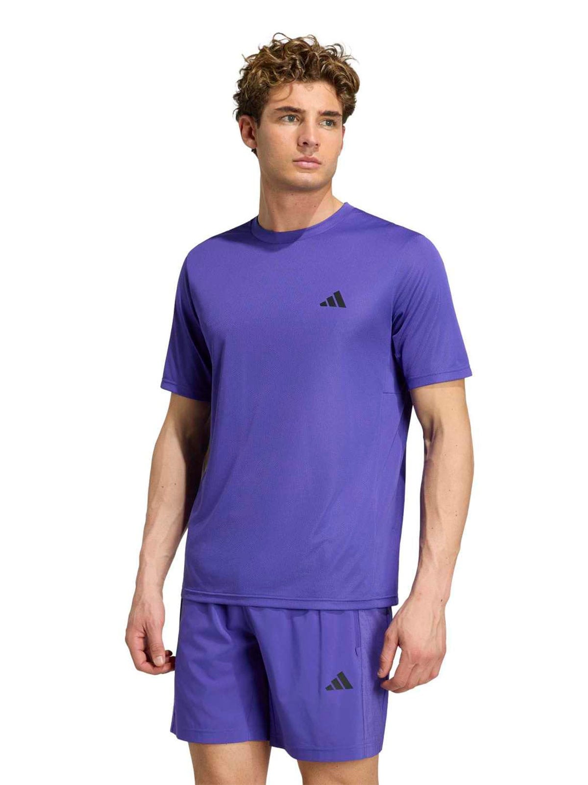 POLO MANGA CORTA HOMBRE ADIDAS VIOLETA BASE - 1