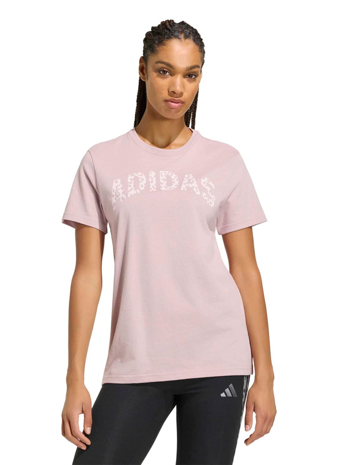POLO MANGA CORTA HOLGADO HOMBRE ADIDAS ROSADO GRAPHIC ANIMAL - 1