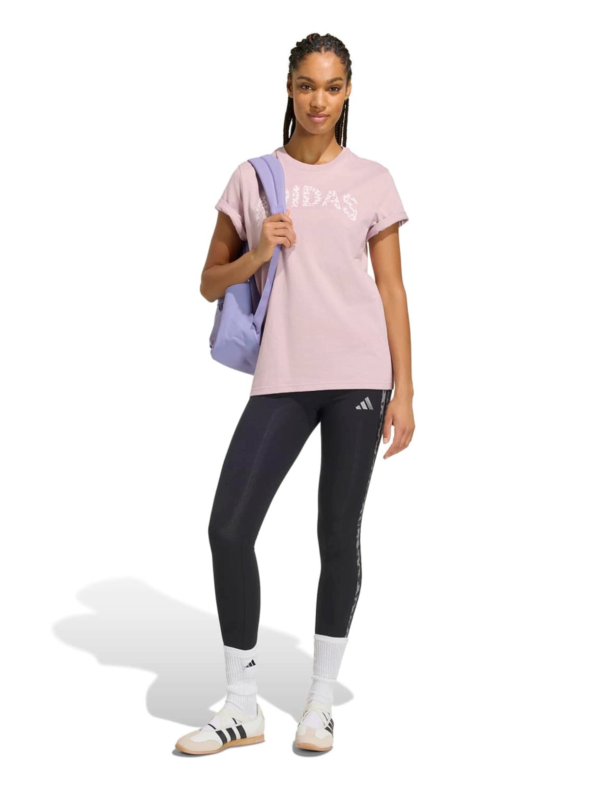 POLO MANGA CORTA HOLGADO HOMBRE ADIDAS ROSADO GRAPHIC ANIMAL - 3