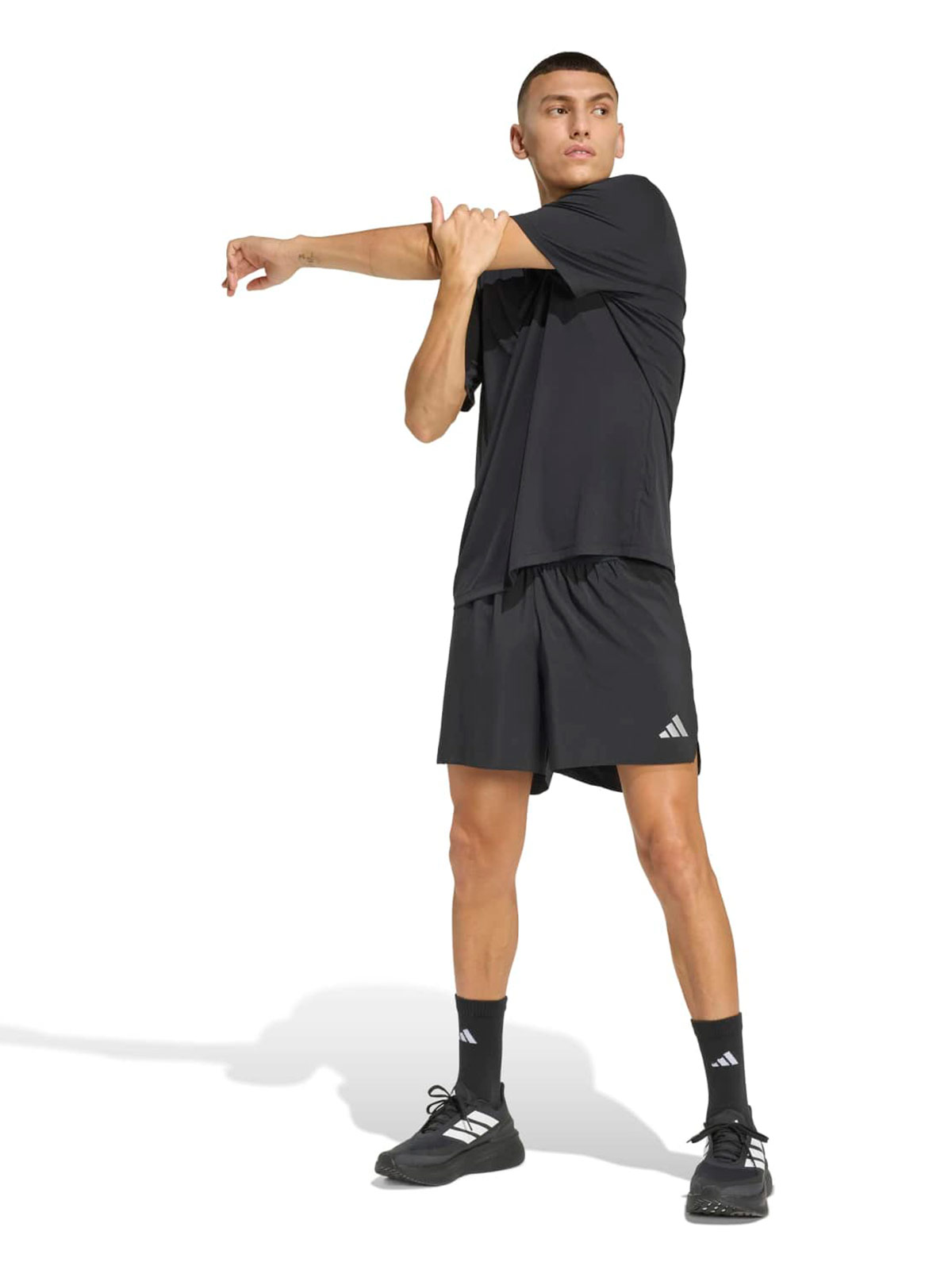 CAMISETA MANGA CORTA HOMBRE ADIDAS NEGRO ADI365 - 5