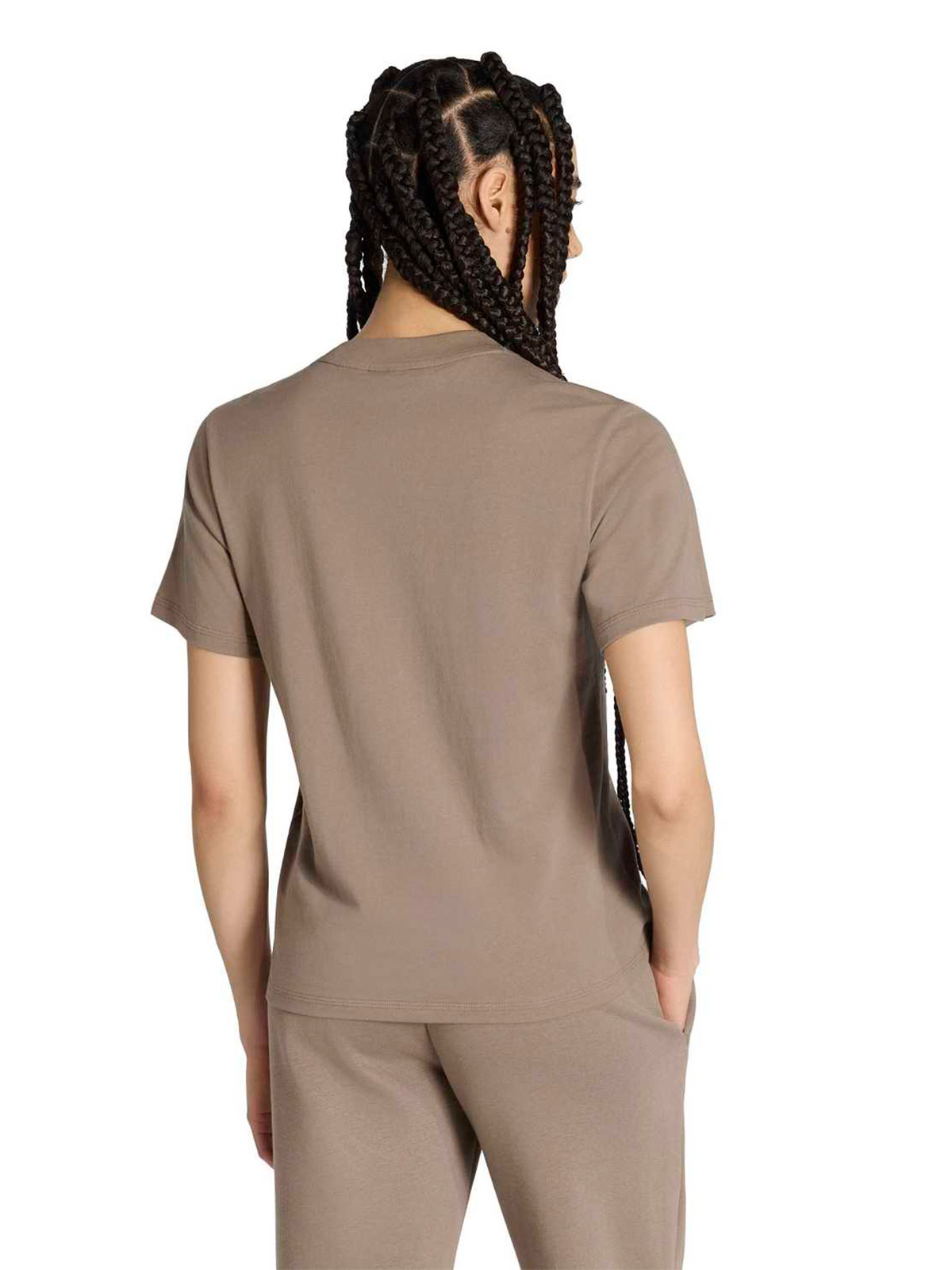 POLO MANGA CORTA ALGODÓN MUJER ADIDAS CAFÉ ESSENTIALS - 2