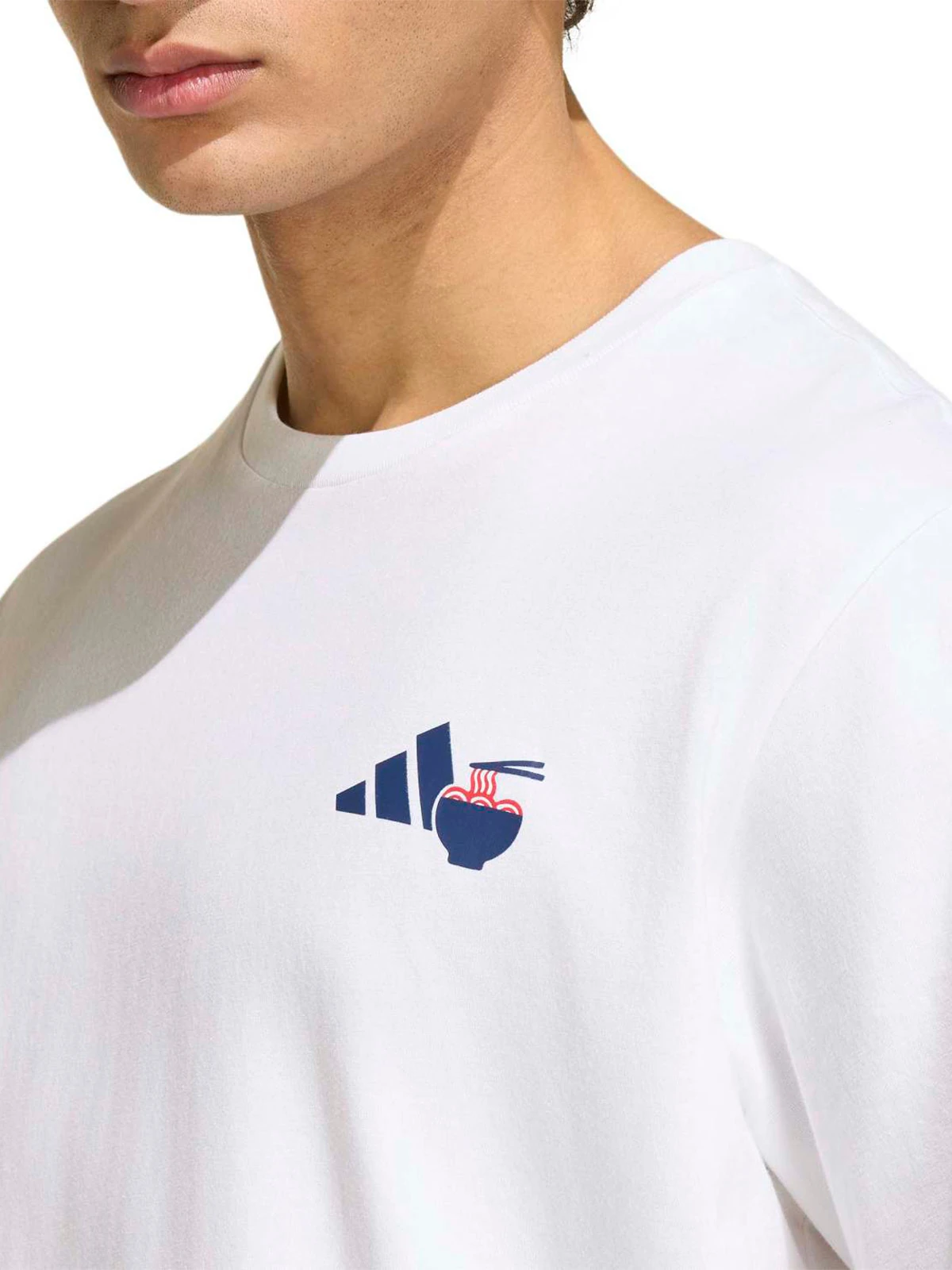 POLO MANGA CORTA ALGODÓN MUJER ADIDAS BLANCO RAMEN - 3