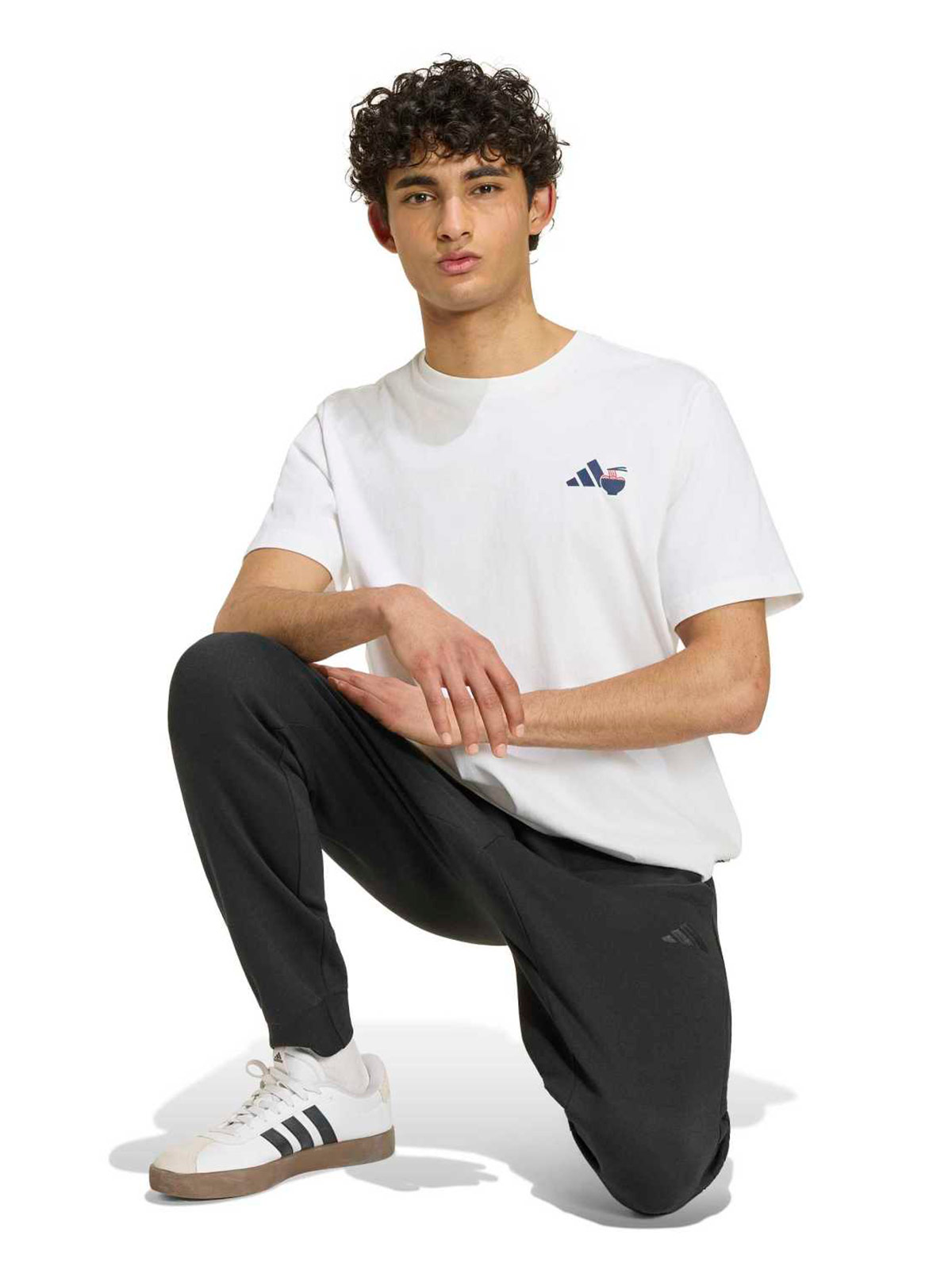 POLO MANGA CORTA ALGODÓN MUJER ADIDAS BLANCO RAMEN - 5