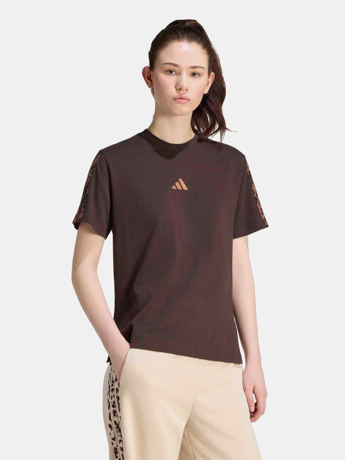 POLO TRAINING HOMBRE ADIDAS ESSENTIALS 3 TIRAS ANIMAL PRINT - 1