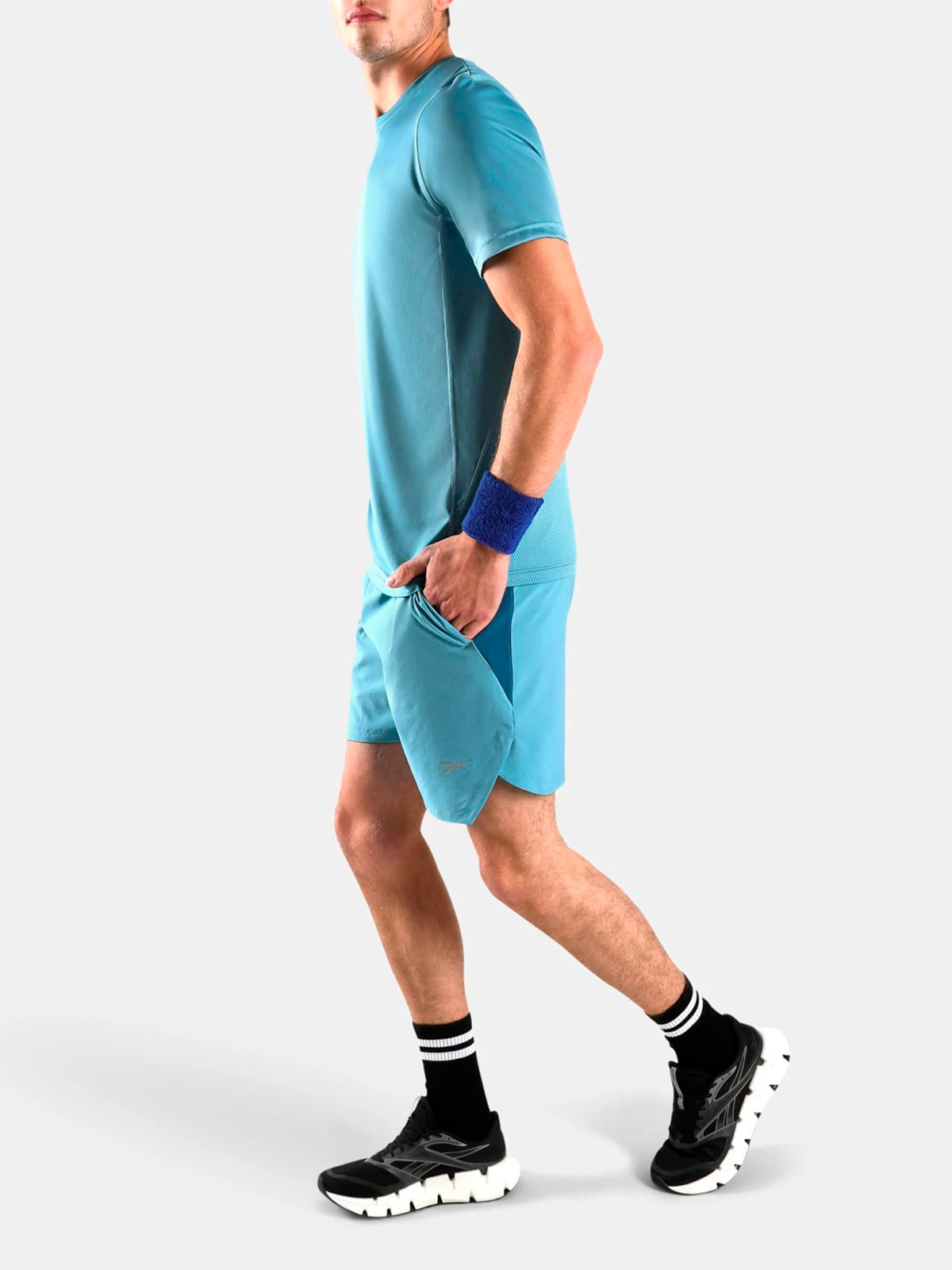 SHORT HOMBRE REEBOK CELESTE - 4
