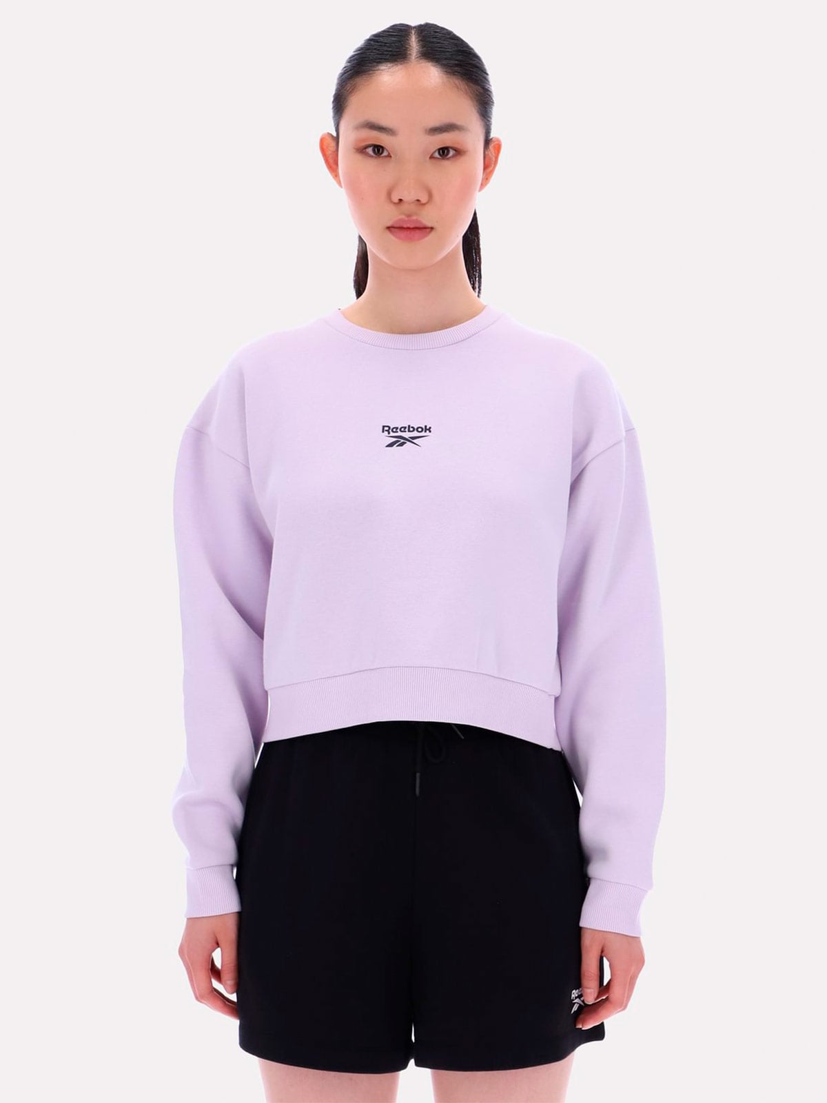 POLERA ALGODÓN MUJER REEBOK LILA - 1