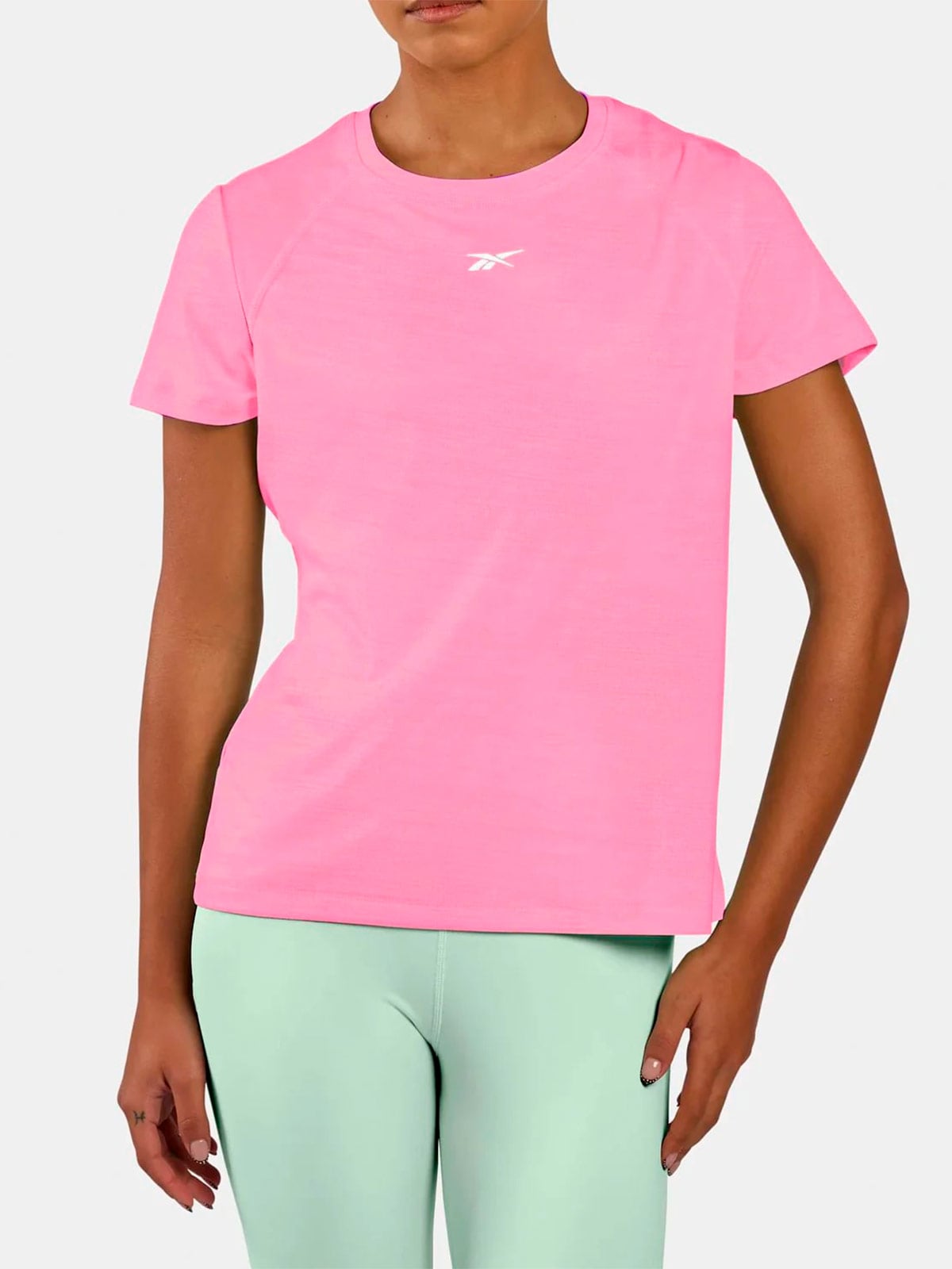 POLERA ALGODÓN MUJER REEBOK ROSADO - 1