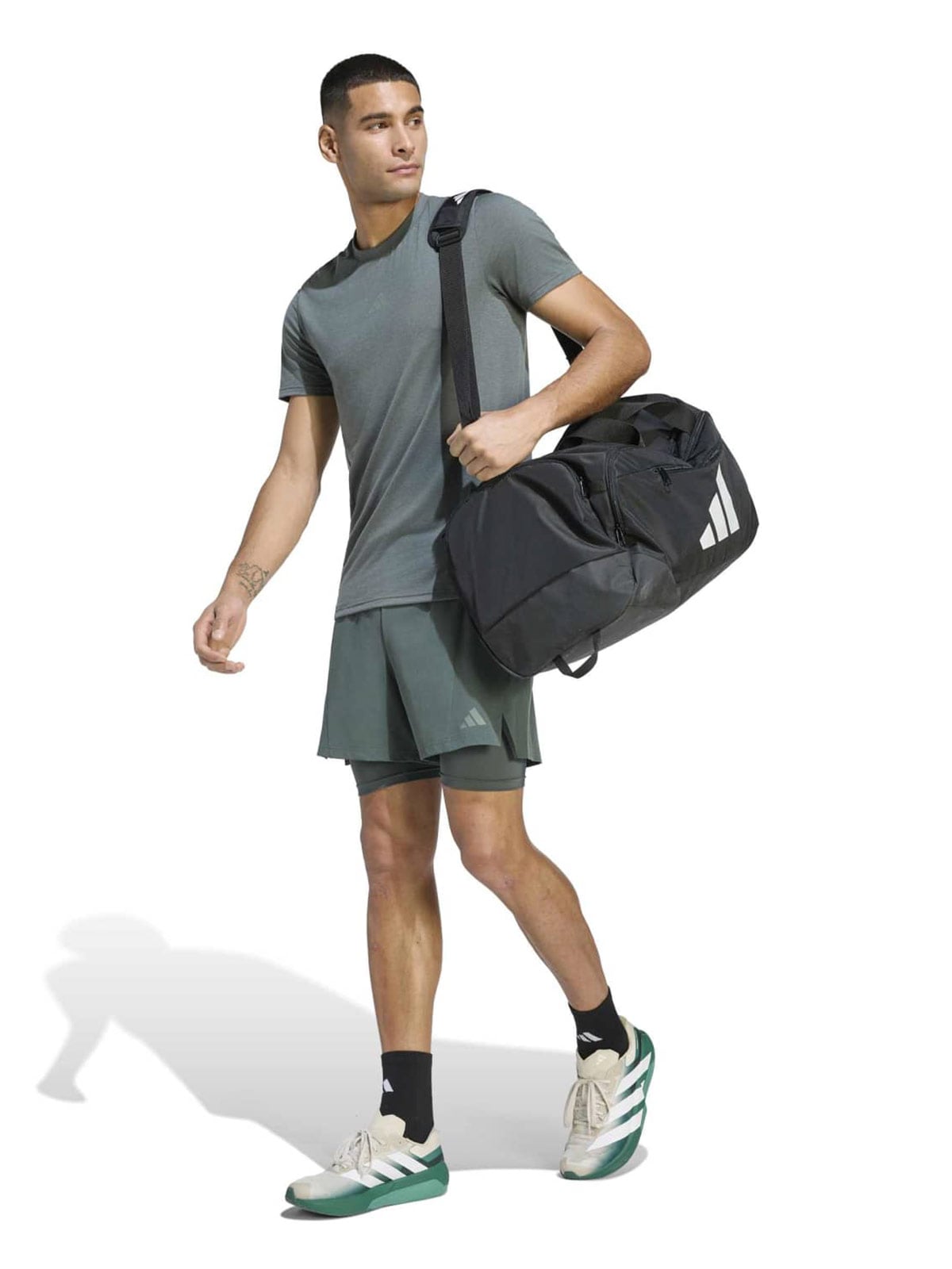 SHORT ENTRENAMIENTO HOMBRE ADIDAS D4T 2 EN 1 - 1