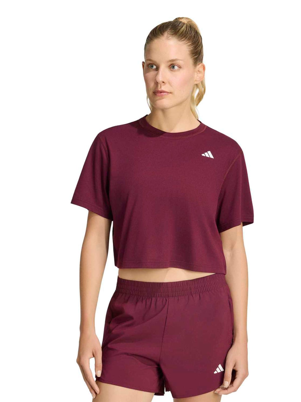 POLO ENTRENAMIENTO MANGA CORTA MUJER ADIDAS BOXY - 1