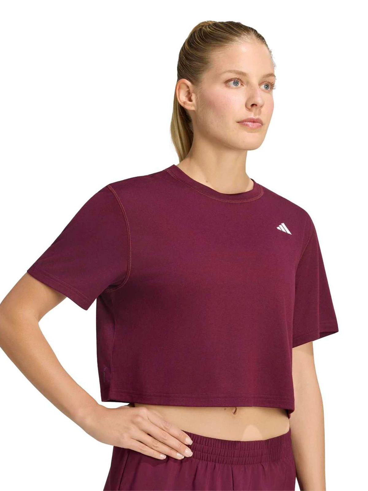 POLO ENTRENAMIENTO MANGA CORTA MUJER ADIDAS BOXY - 4