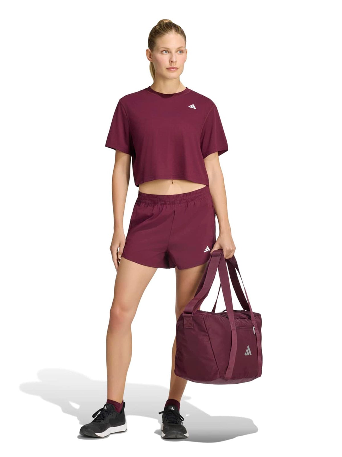 POLO ENTRENAMIENTO MANGA CORTA MUJER ADIDAS BOXY - 2