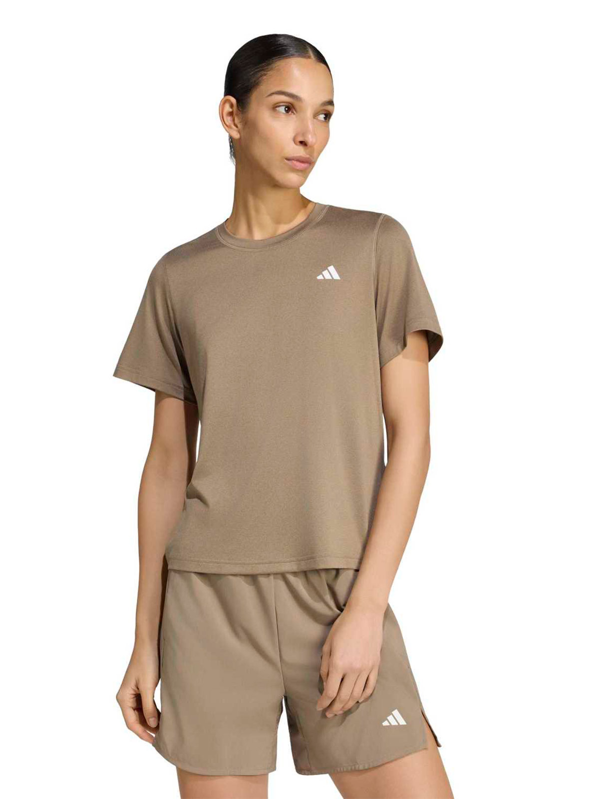 POLO MANGA CORTA MUJER ADIDAS BEIGE WORKOUT - 1
