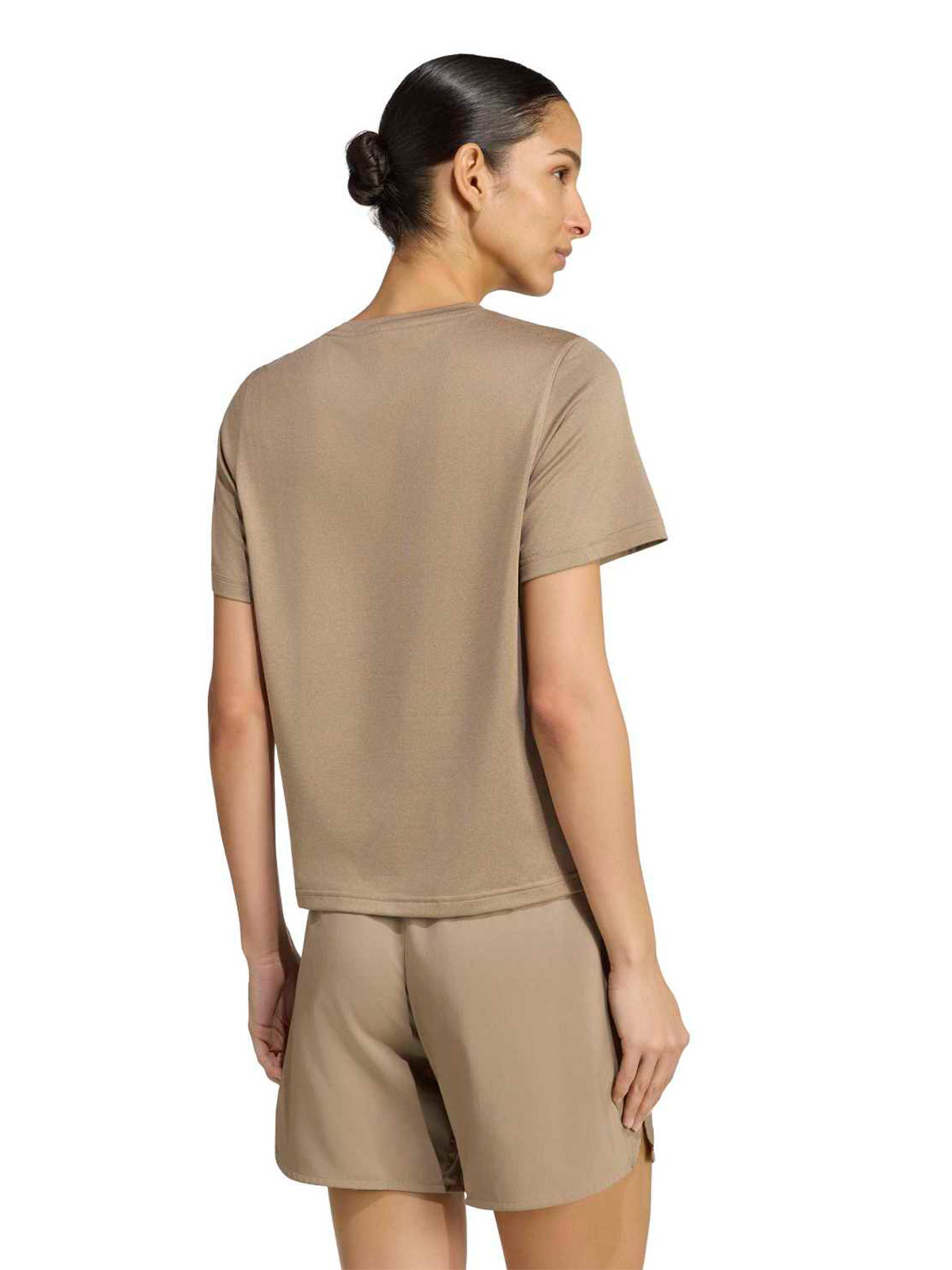 POLO MANGA CORTA MUJER ADIDAS BEIGE WORKOUT - 2
